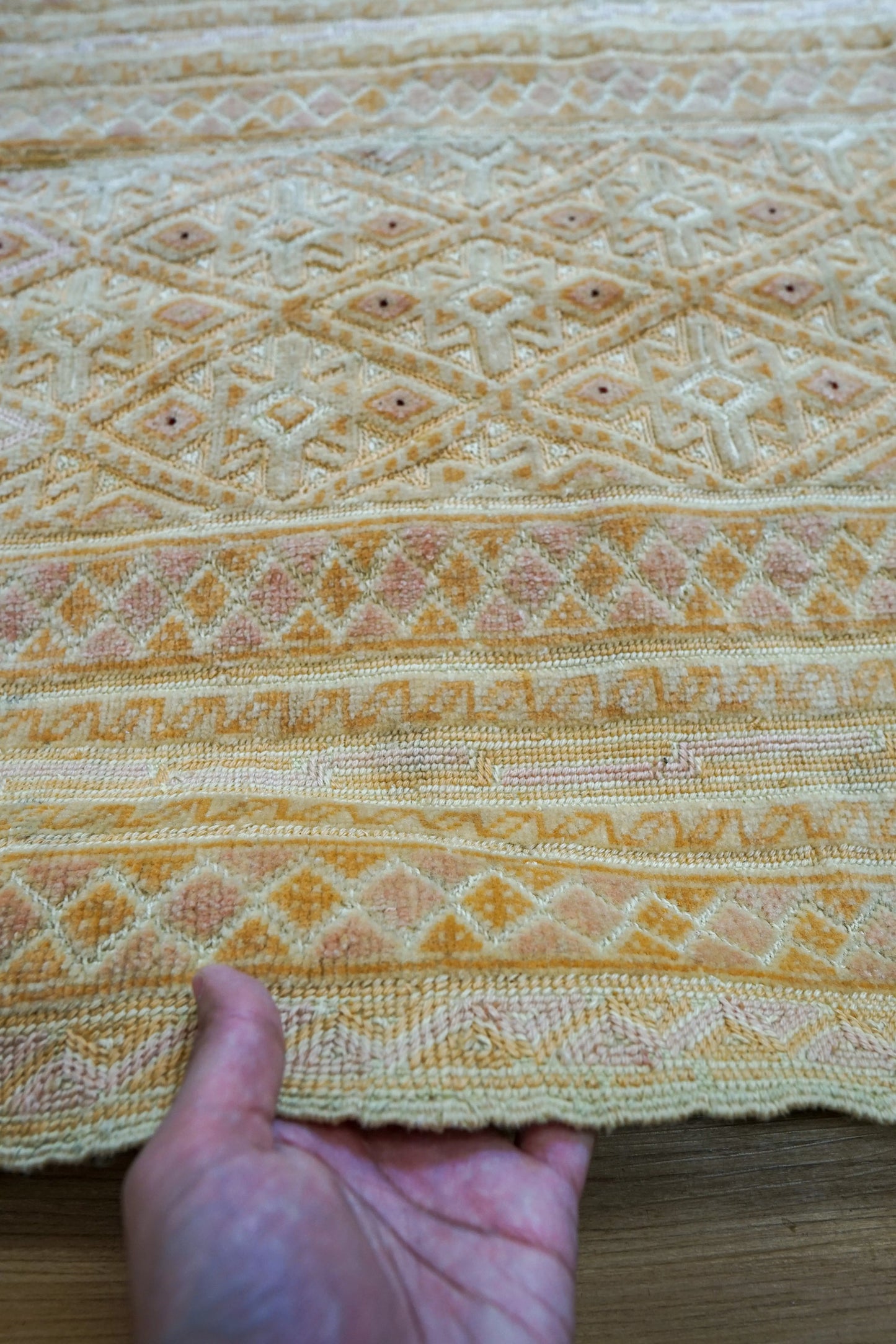 115cm × 76cm アフガニスタン マシュワニキリム 手織り絨毯 Decorworks