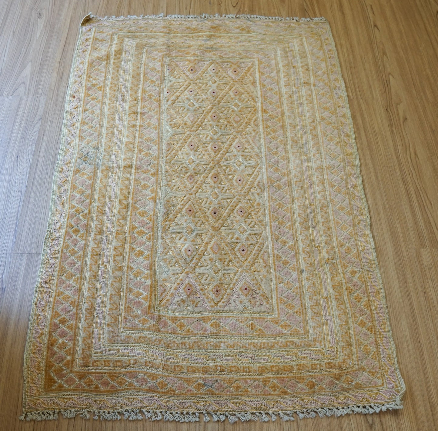 115cm × 76cm アフガニスタン マシュワニキリム 手織り絨毯 Decorworks