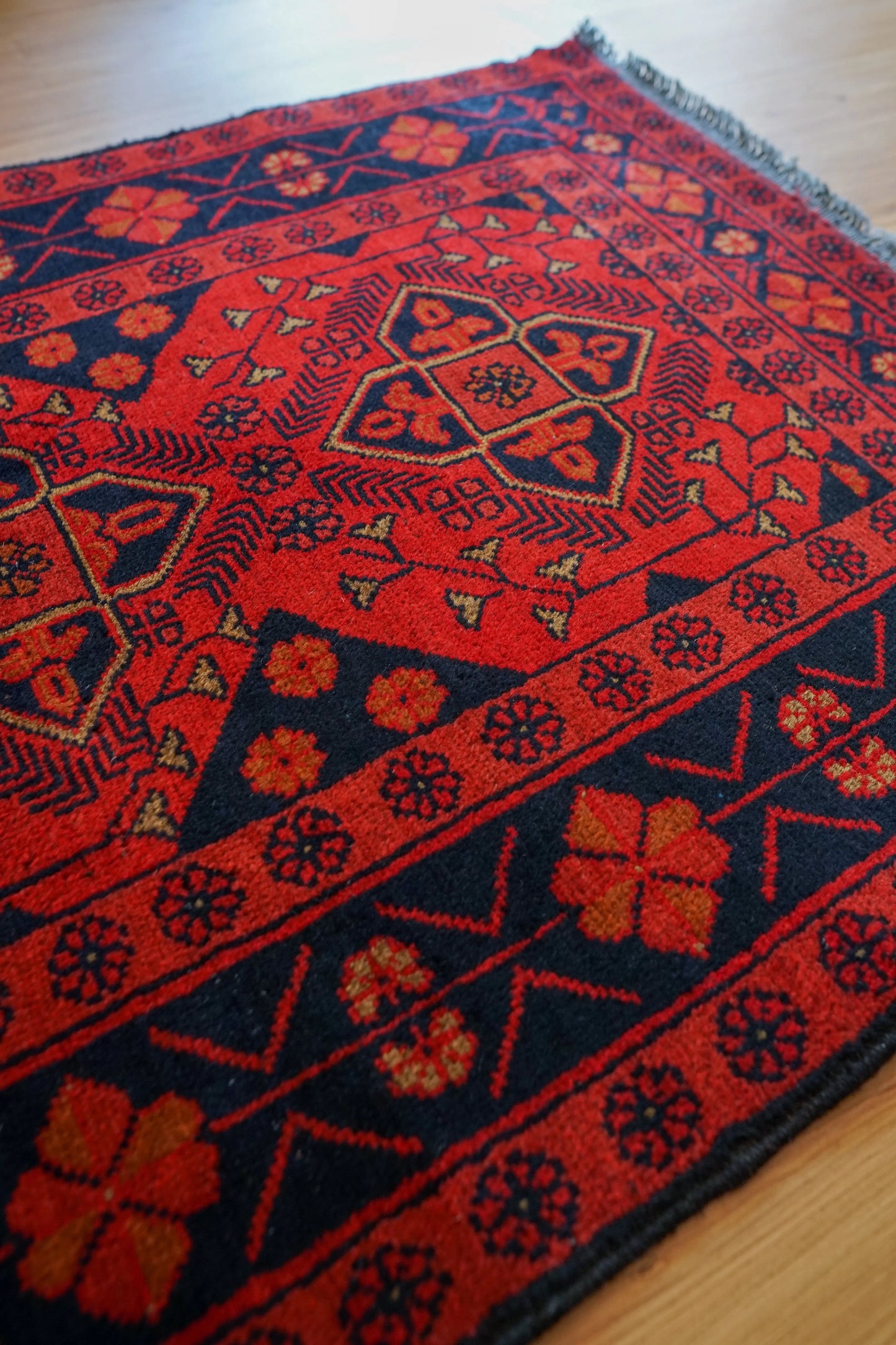 Collection 120×78cm アフガニスタン手織り絨毯 カールモハメディ