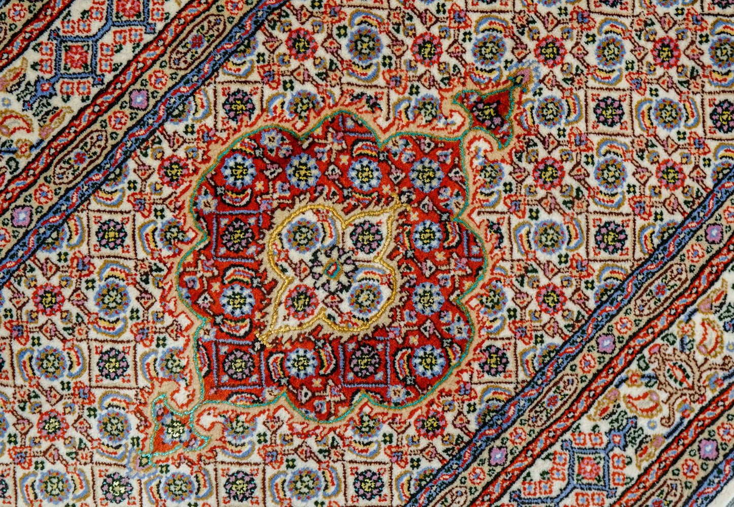 122×77cm ペルシャ 手織り絨毯 Decorworks