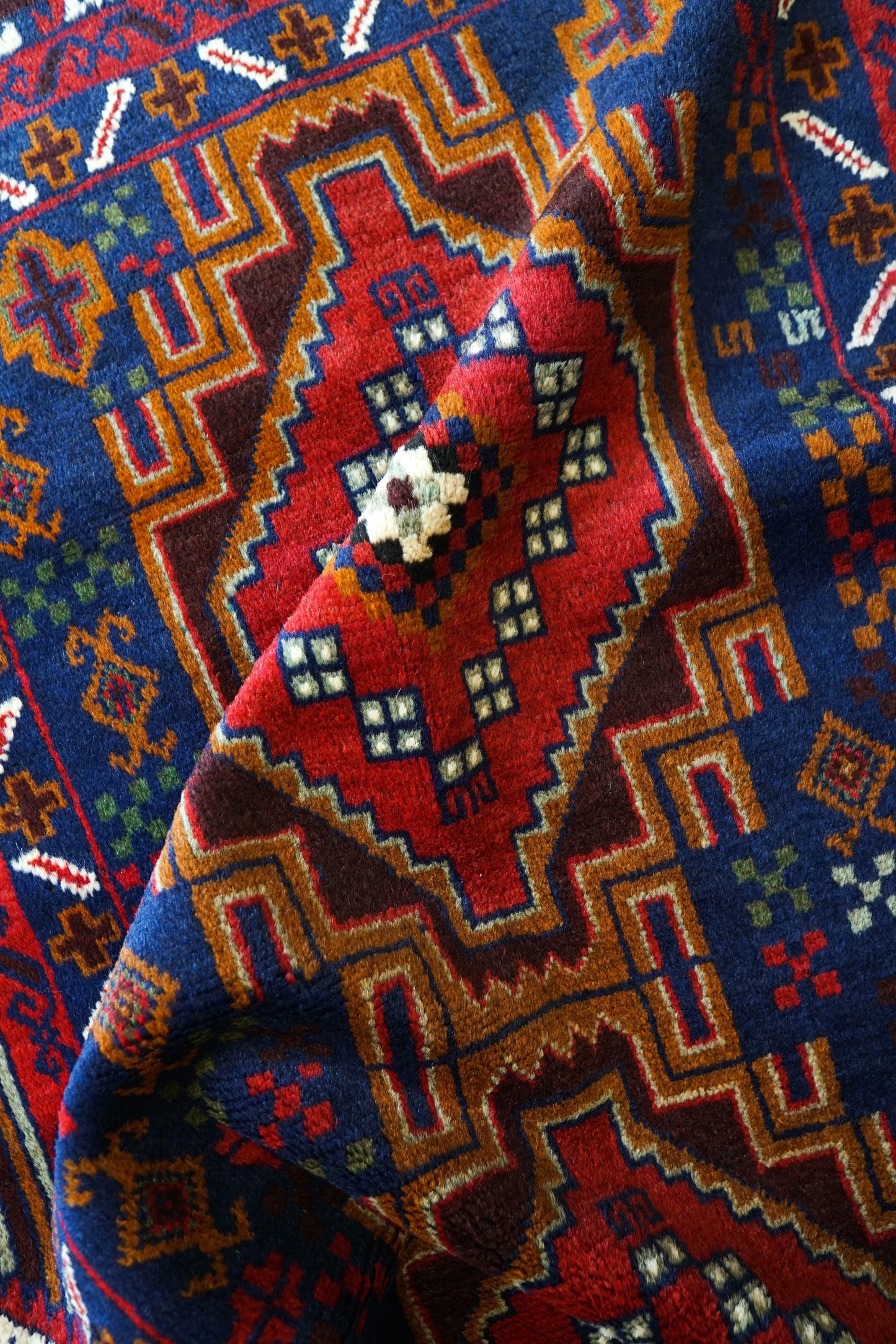 144×100cm Persian Antique Baluch rug Decorworks