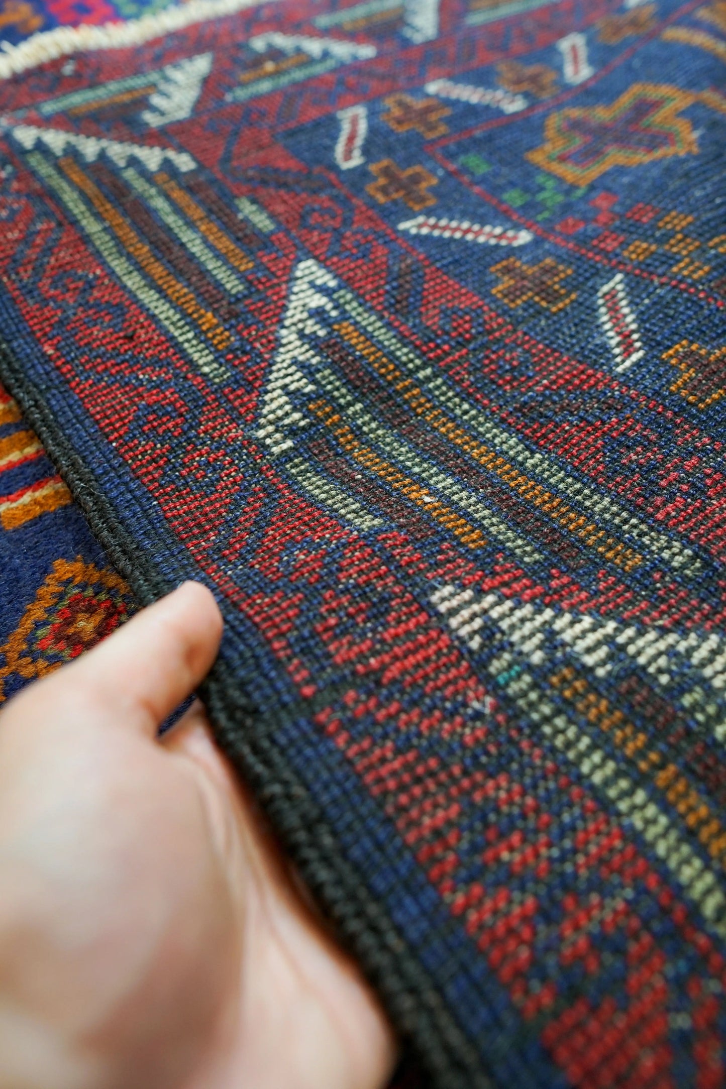 144×100cm Persian Antique Baluch rug Decorworks