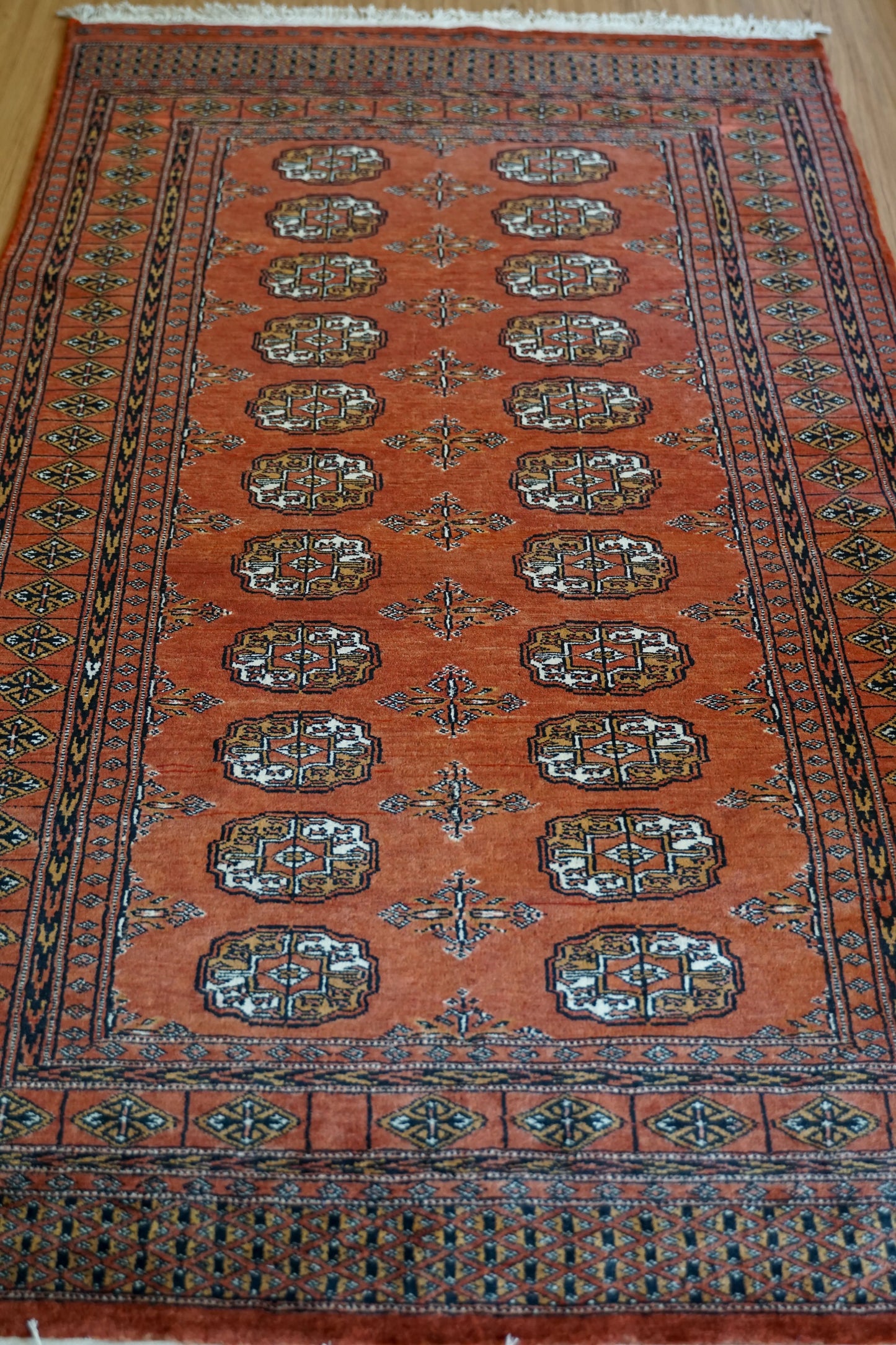 トルクメン ボハララグ トライバルラグ ヴィンテージラグ 158×90cm Decorworks