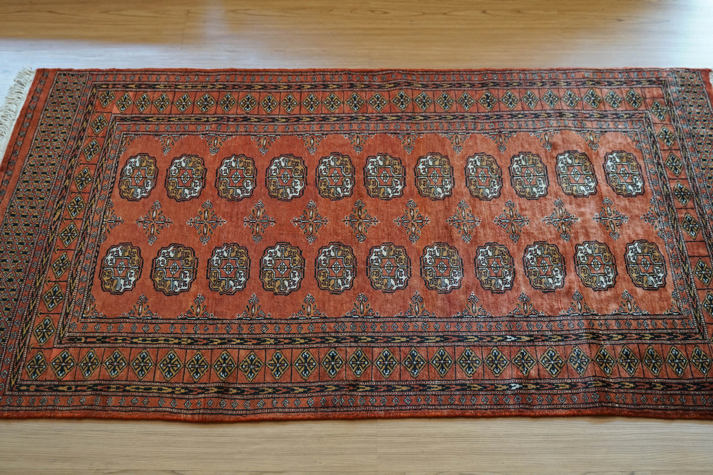 トルクメン ボハララグ トライバルラグ ヴィンテージラグ 158×90cm Decorworks