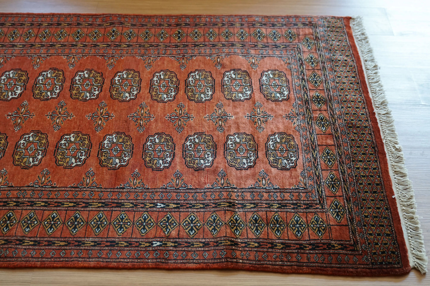 トルクメン ボハララグ トライバルラグ ヴィンテージラグ 158×90cm Decorworks