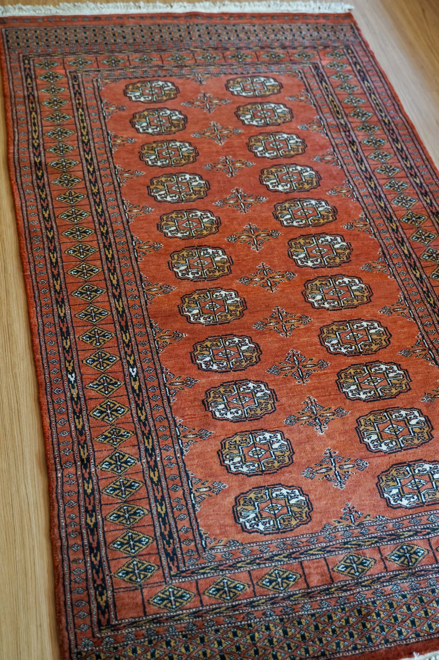 トルクメン ボハララグ トライバルラグ ヴィンテージラグ 158×90cm Decorworks