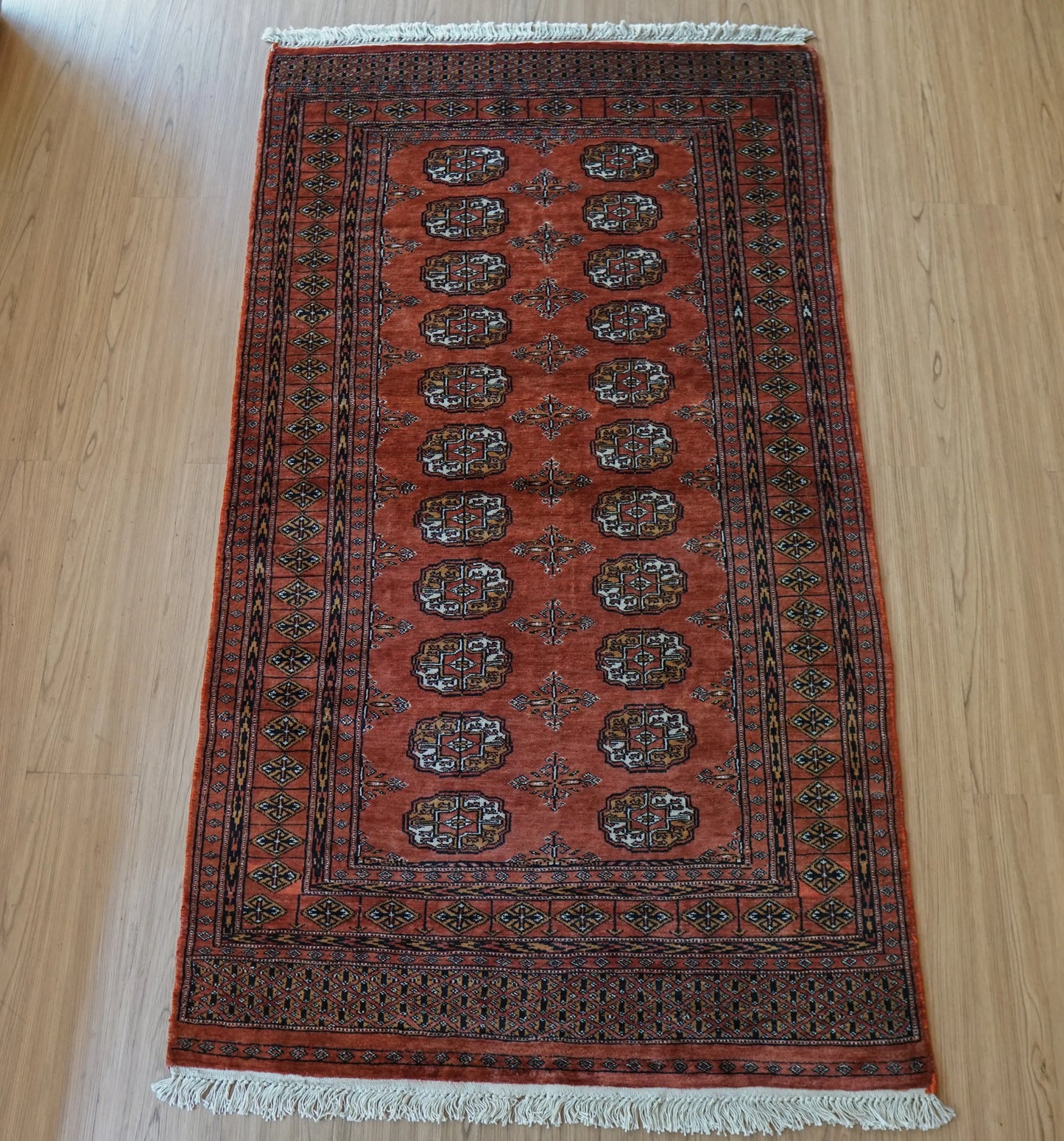 トルクメン ボハララグ トライバルラグ ヴィンテージラグ 158×90cm Decorworks