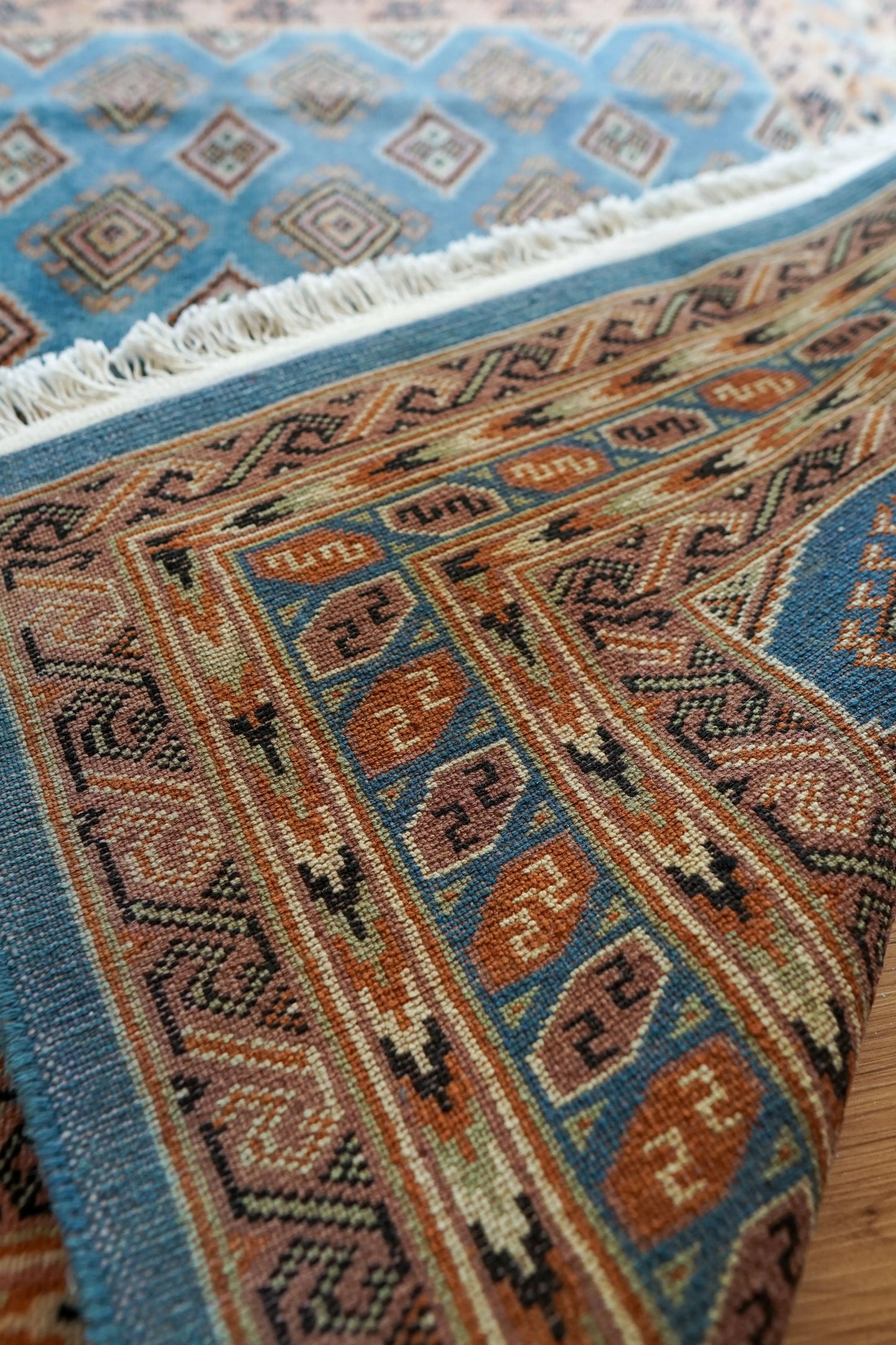 パキスタン手織り絨毯 トライバルラグ 185×125cm Decorworks