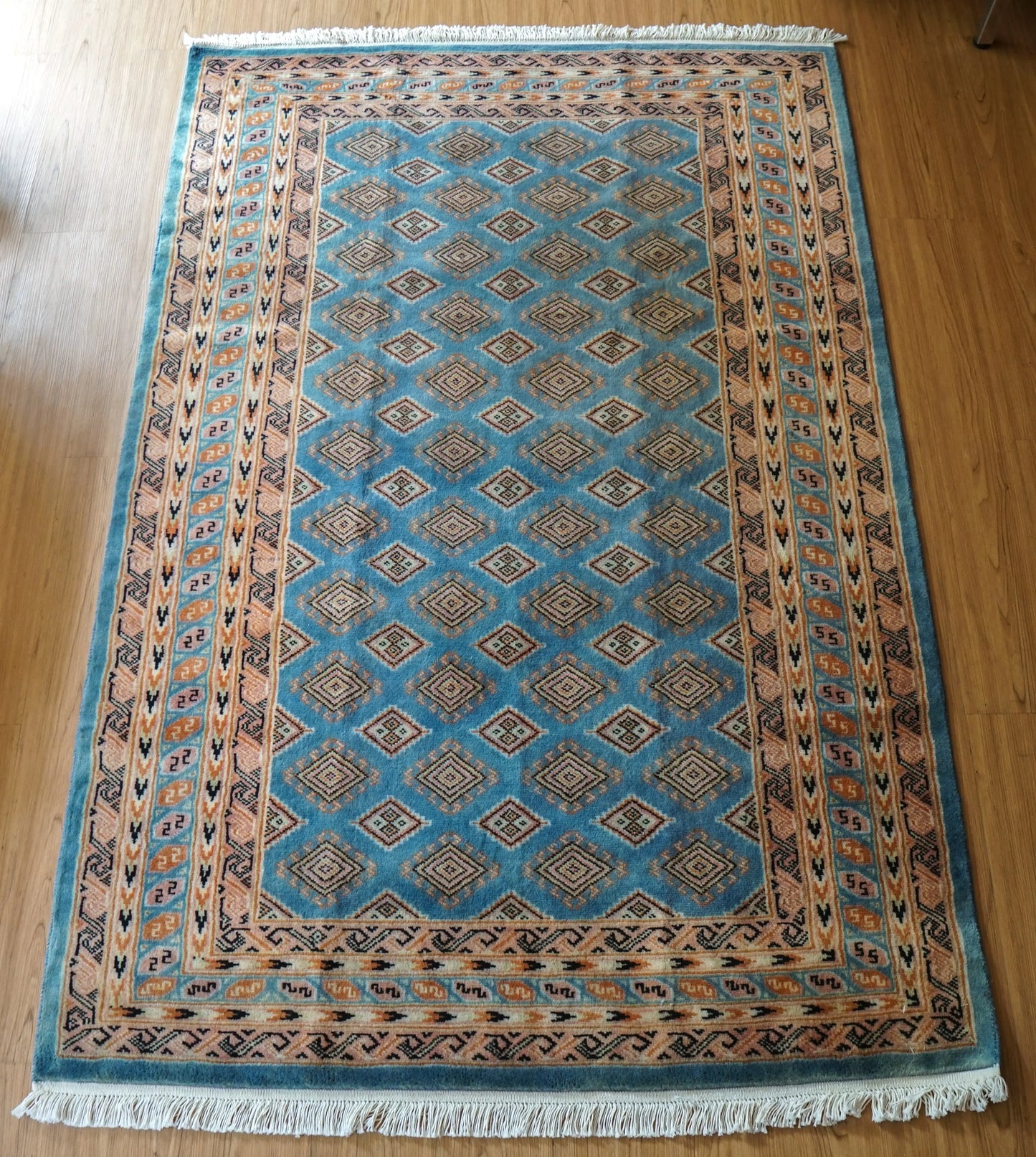 パキスタン手織り絨毯 トライバルラグ 185×125cm Decorworks