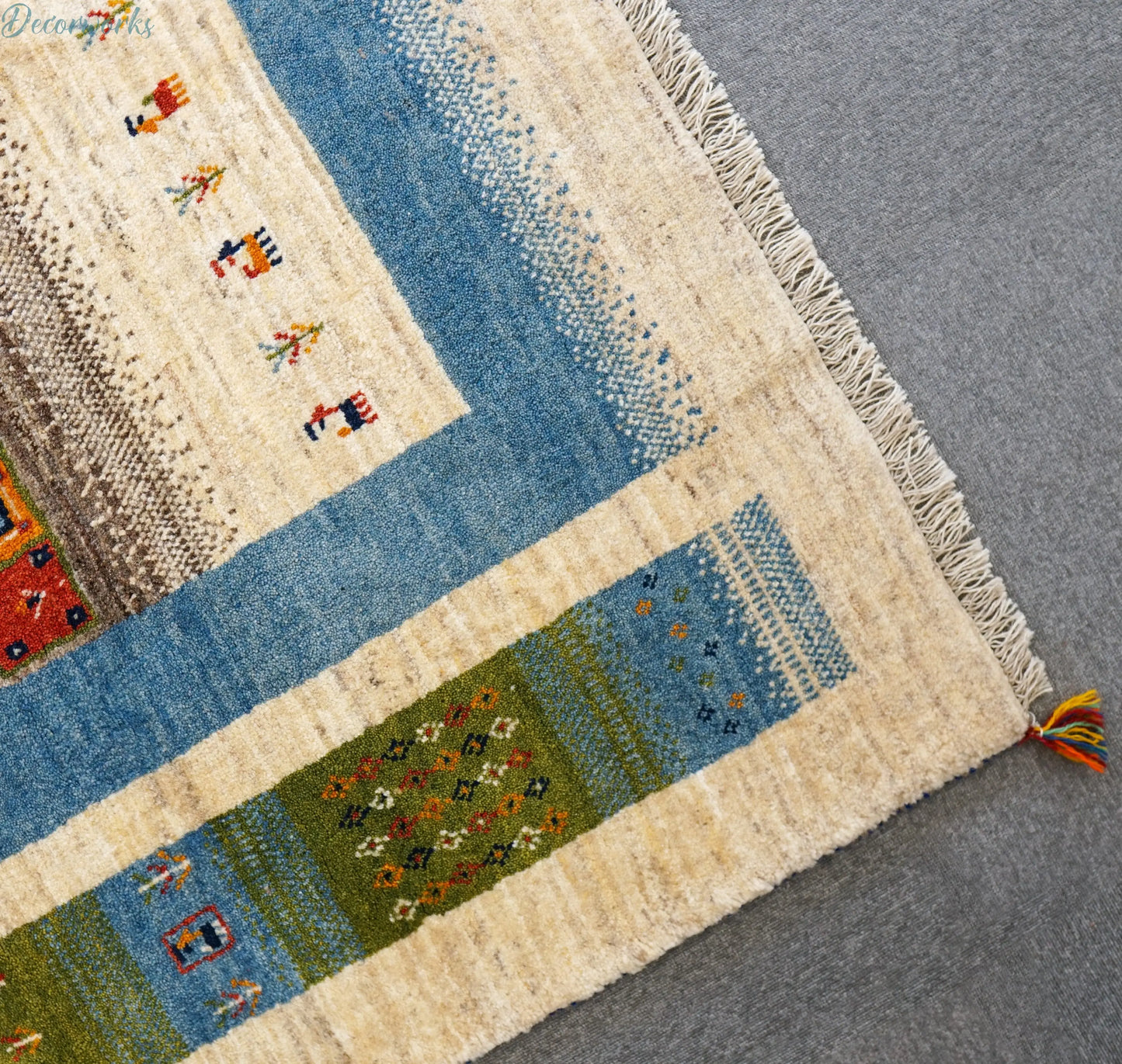 200×159cm ペルシャ手織りギャッベ Decorworks