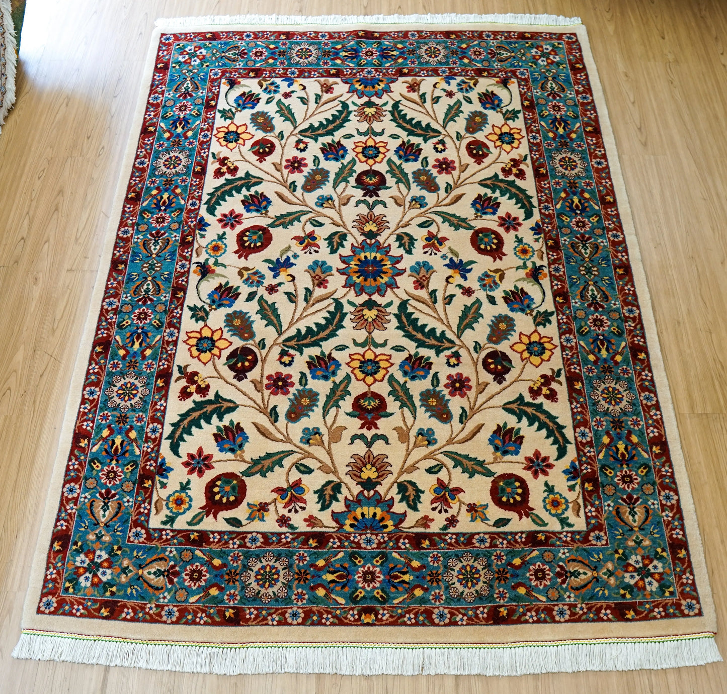 210×160cm ペルシャ バラミン産 手織り絨毯 Decorworks