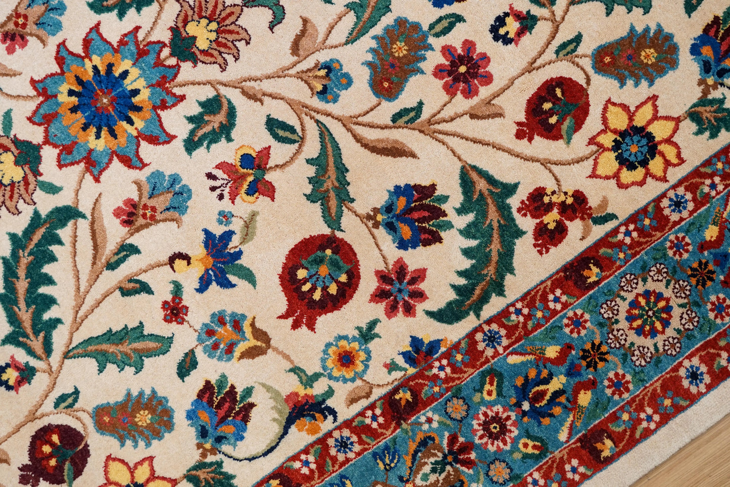 210×160cm ペルシャ バラミン産 手織り絨毯 Decorworks