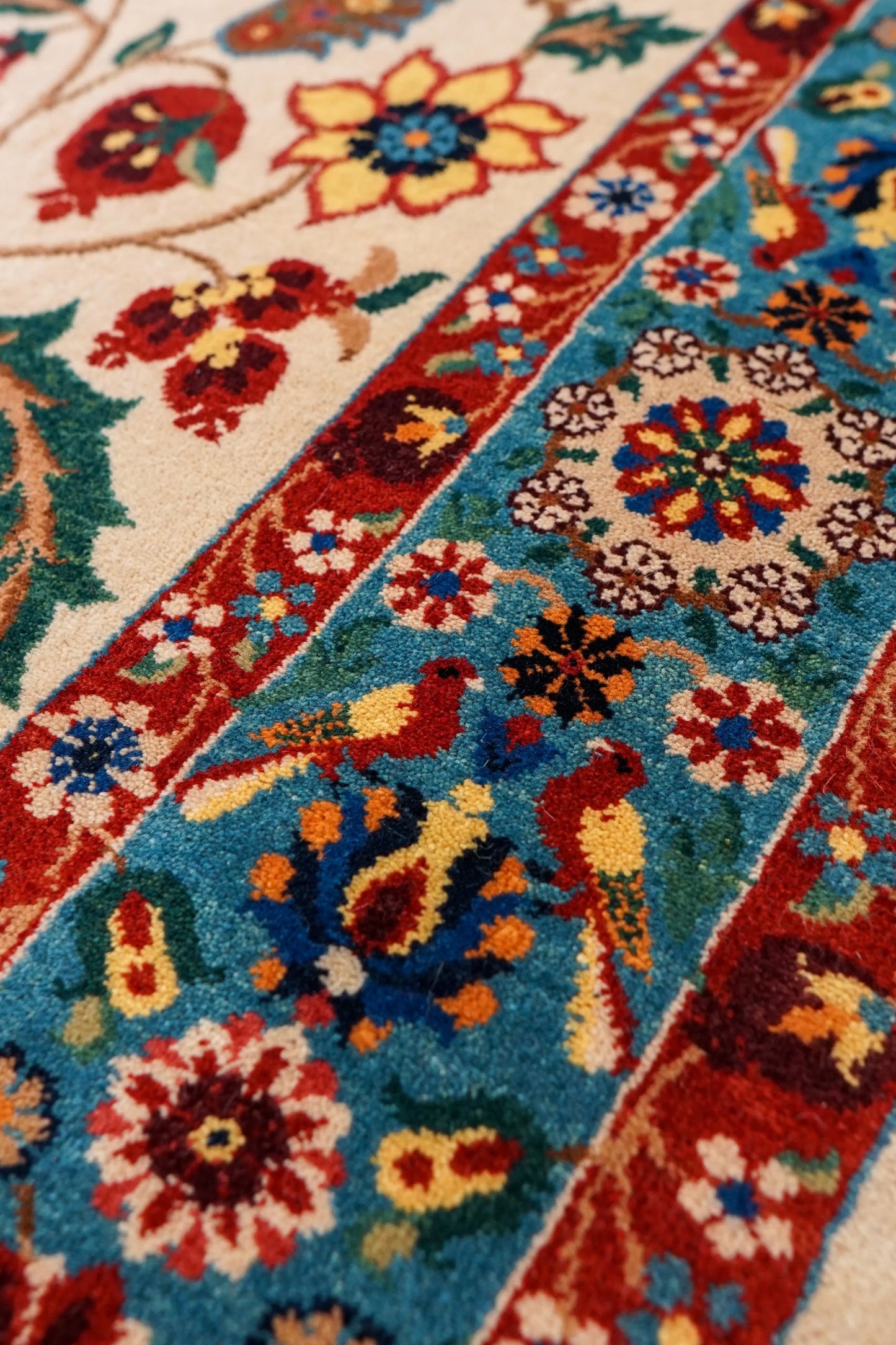 210×160cm ペルシャ バラミン産 手織り絨毯 Decorworks