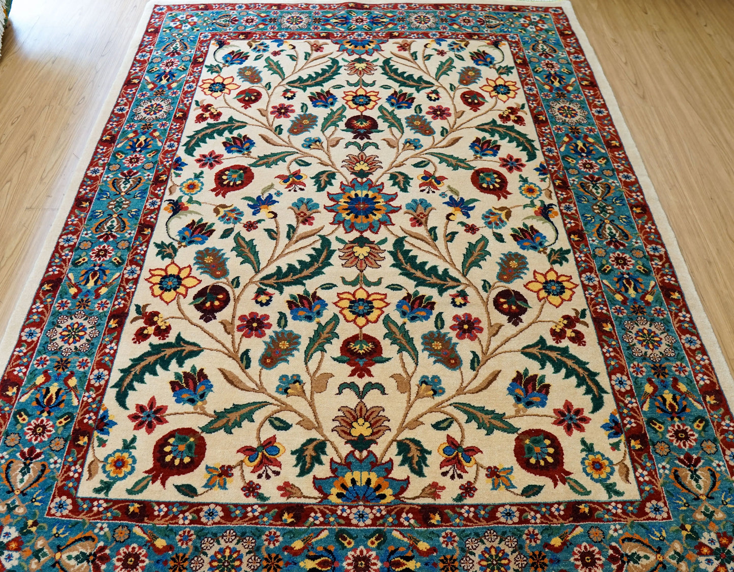 210×160cm ペルシャ バラミン産 手織り絨毯 Decorworks