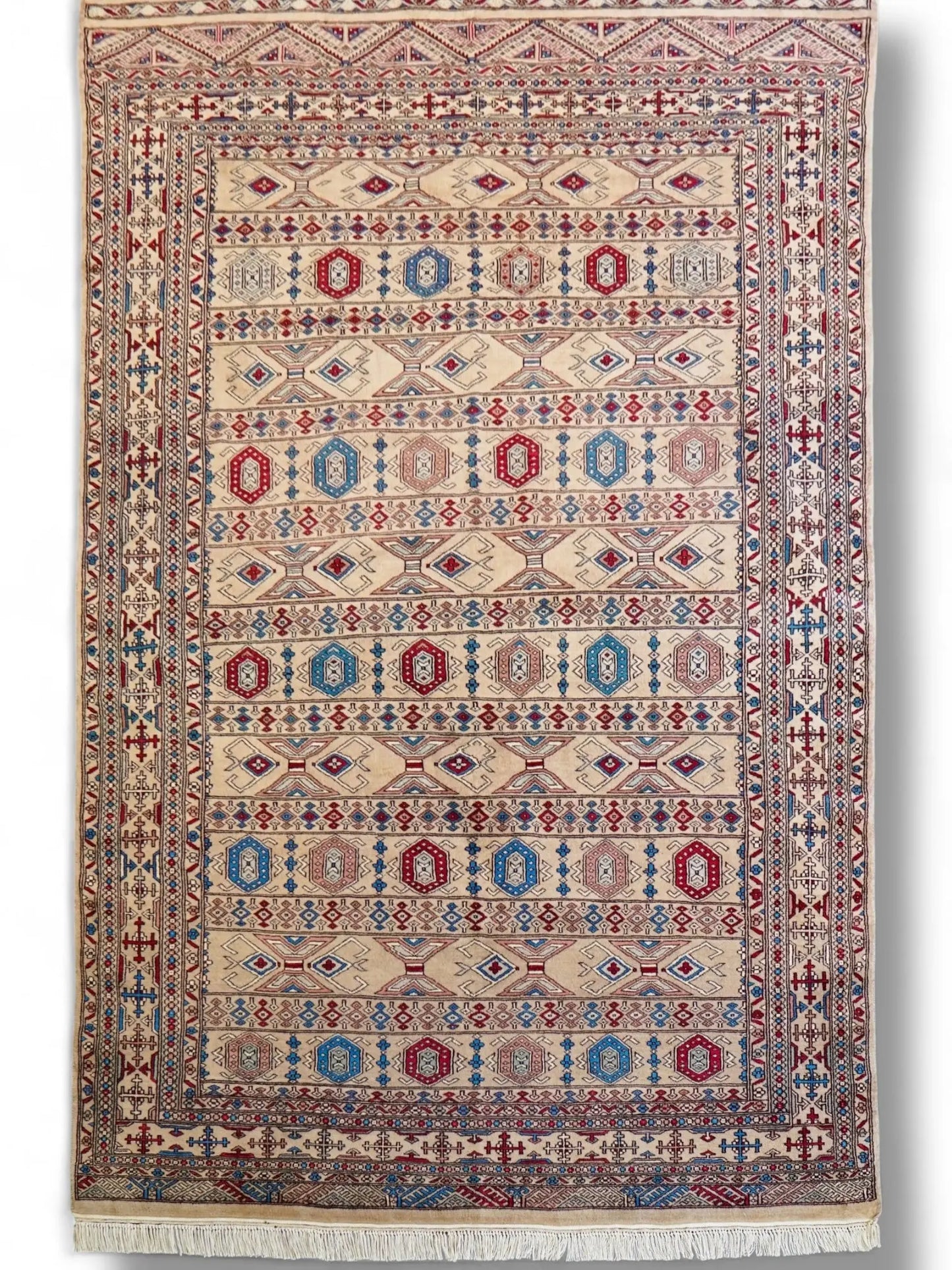 223×154cm【パキスタン手織り絨毯 Decorworks