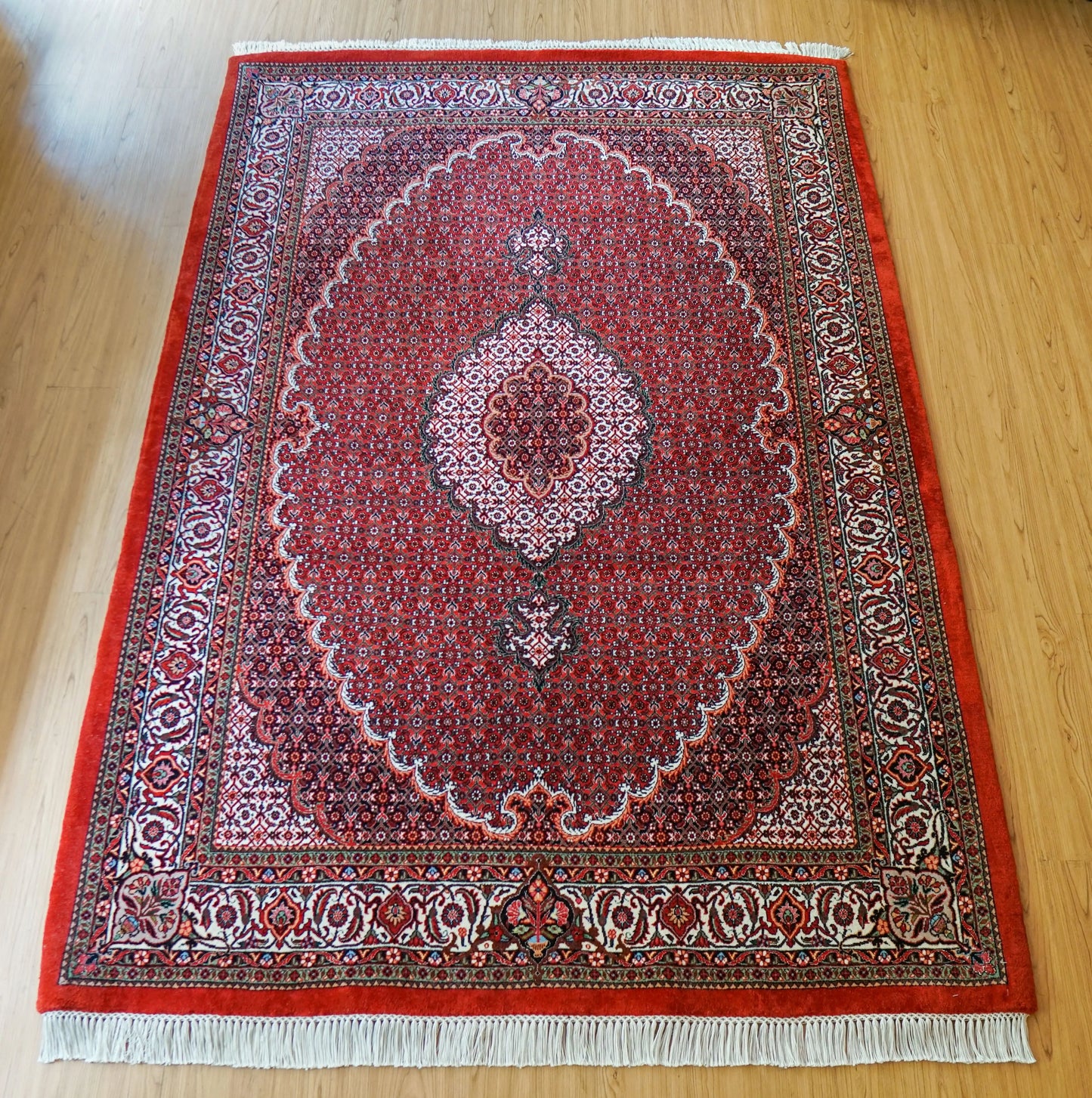 Collection ペルシャ絨毯 ビジャー 228×152cm 手織り ウール 高級 Fine Quality マヒ柄