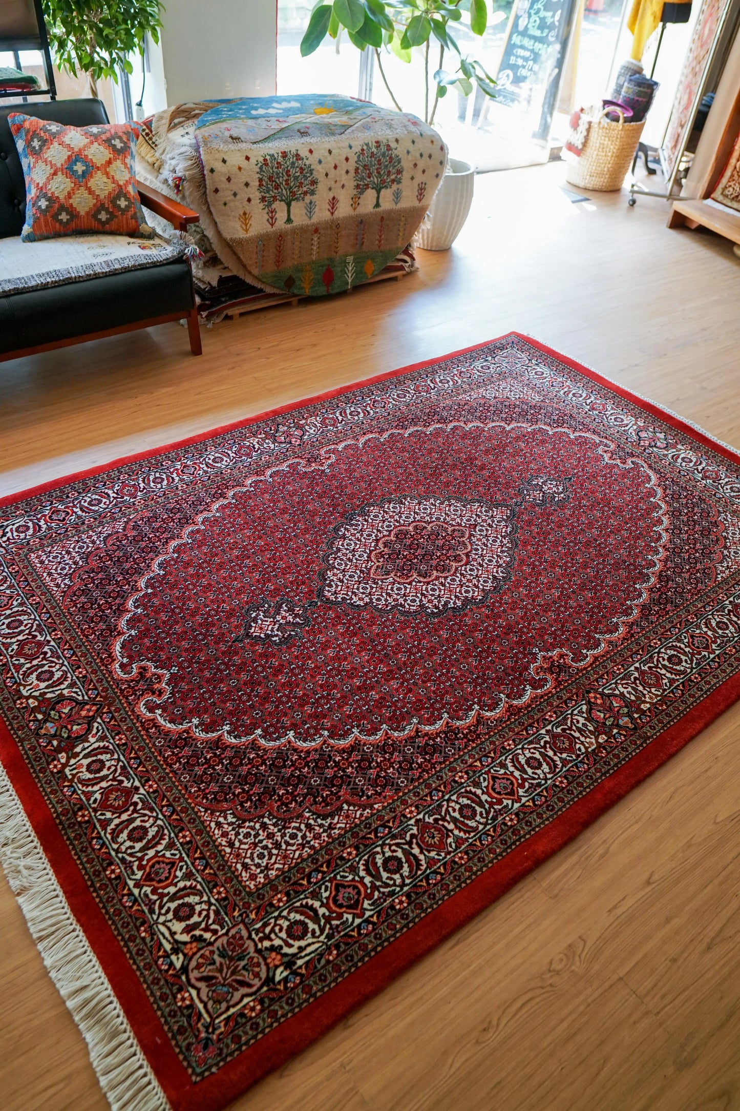 Collection ペルシャ絨毯 ビジャー 228×152cm 手織り ウール 高級 Fine Quality マヒ柄
