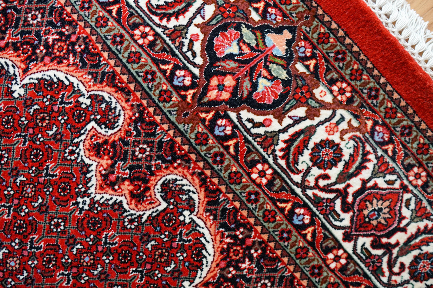 Collection ペルシャ絨毯 ビジャー 228×152cm 手織り ウール 高級 Fine Quality マヒ柄