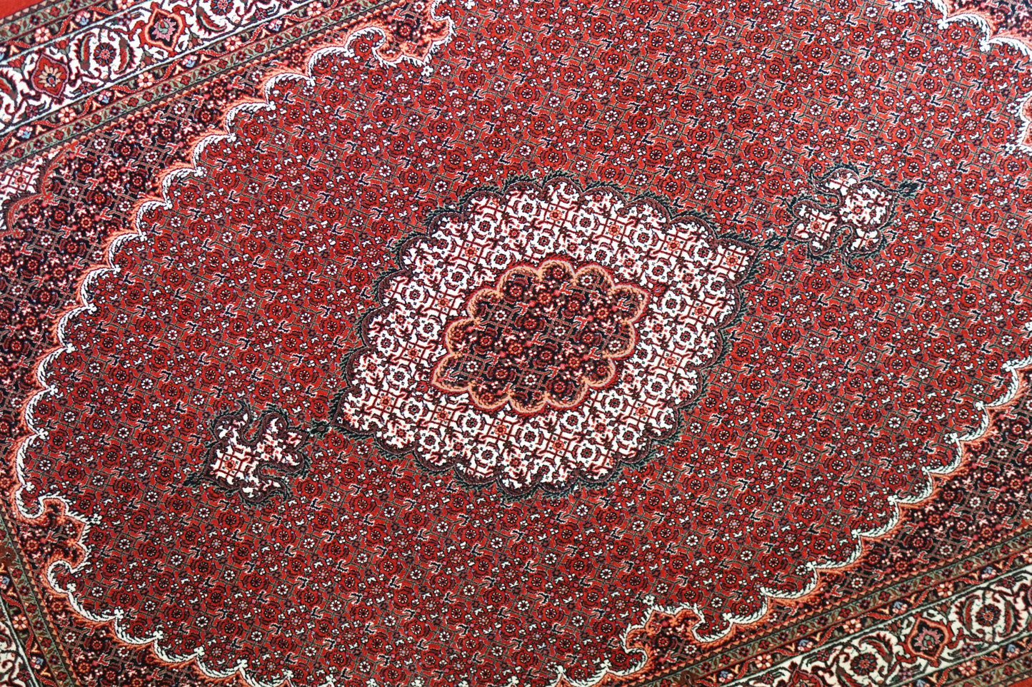 Collection ペルシャ絨毯 ビジャー 228×152cm 手織り ウール 高級 Fine Quality マヒ柄