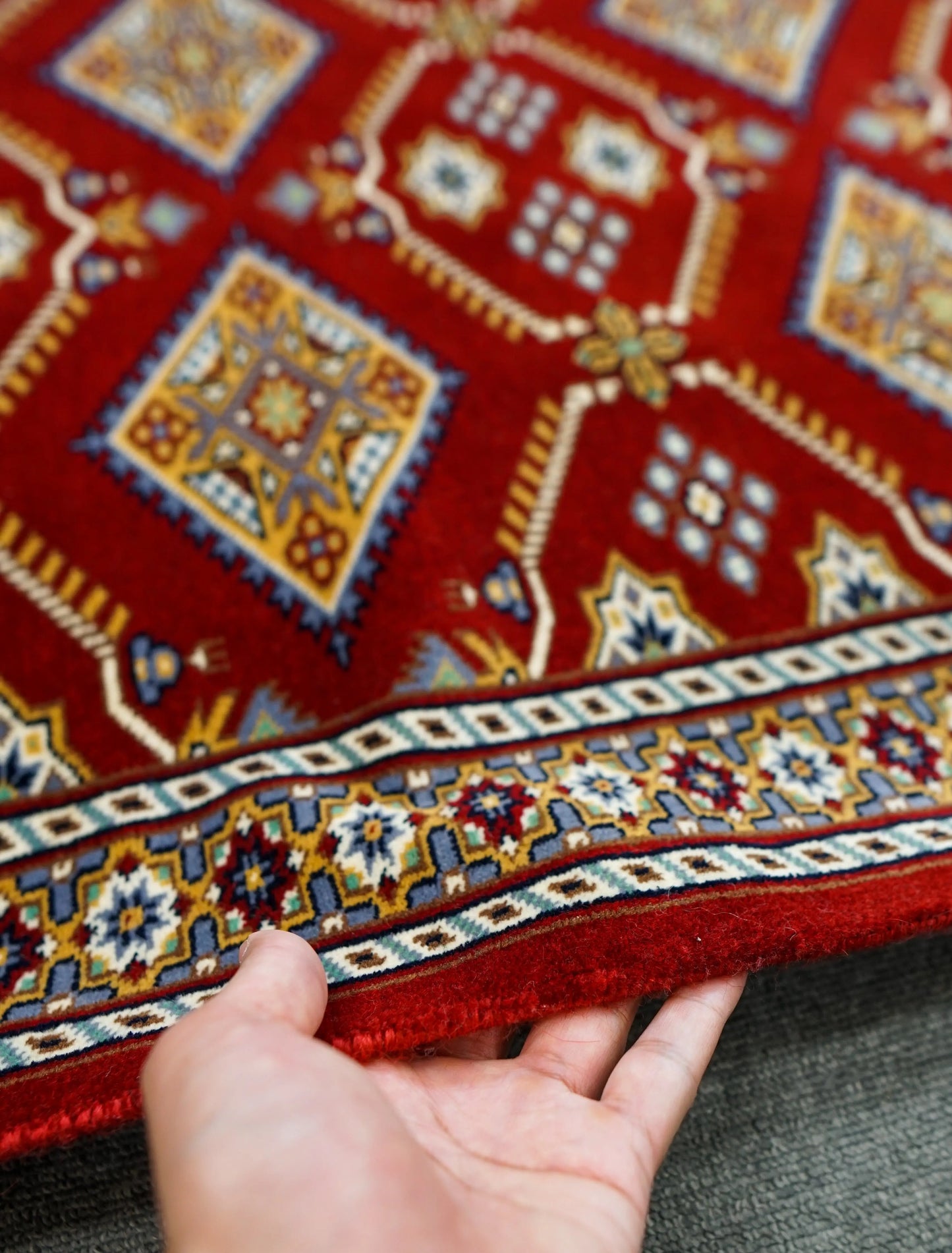 300×80cm パキスタン手織り絨毯 ランナー Decorworks