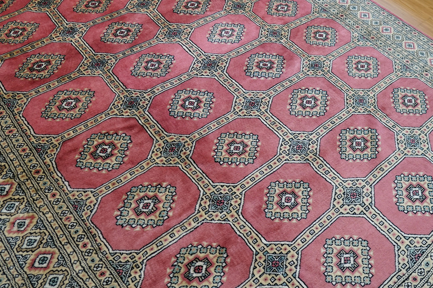 Collection パキスタン手織り絨毯 ジャルダール柄 高級ウール 255×205cm