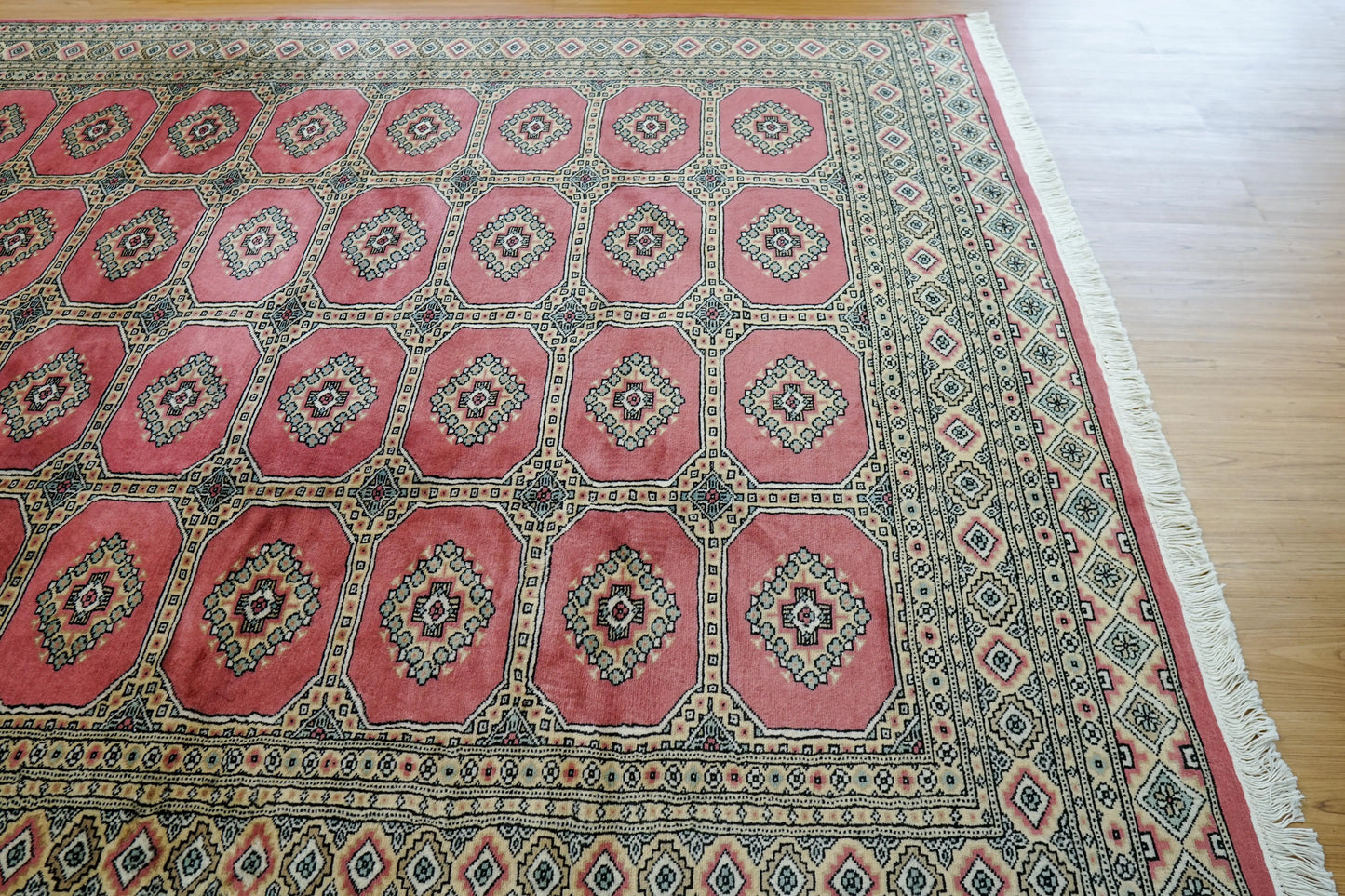 Collection パキスタン手織り絨毯 ジャルダール柄 高級ウール 255×205cm