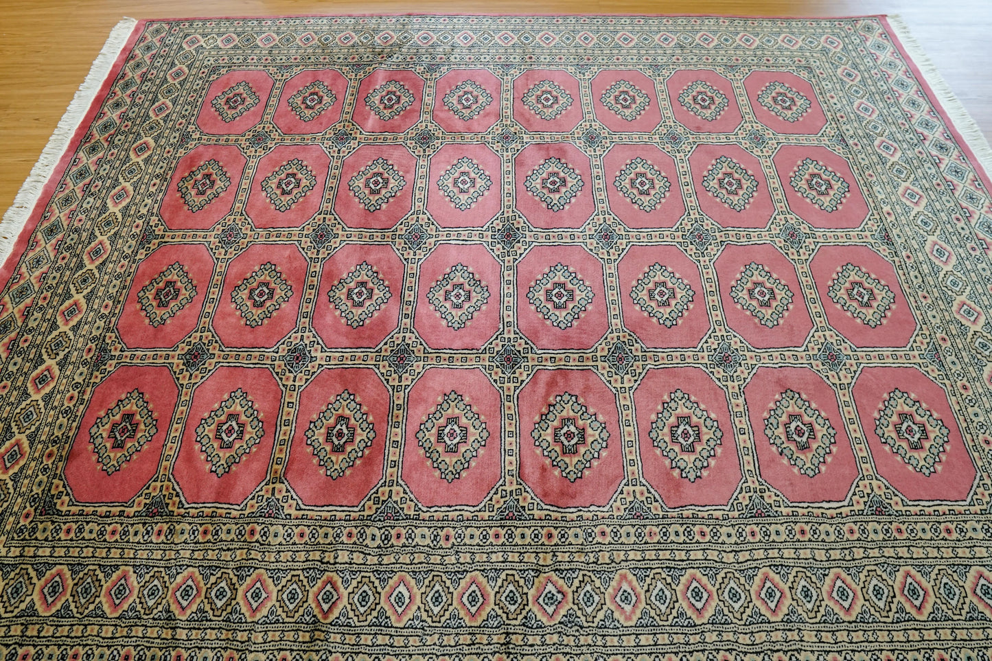 Collection パキスタン手織り絨毯 ジャルダール柄 高級ウール 255×205cm