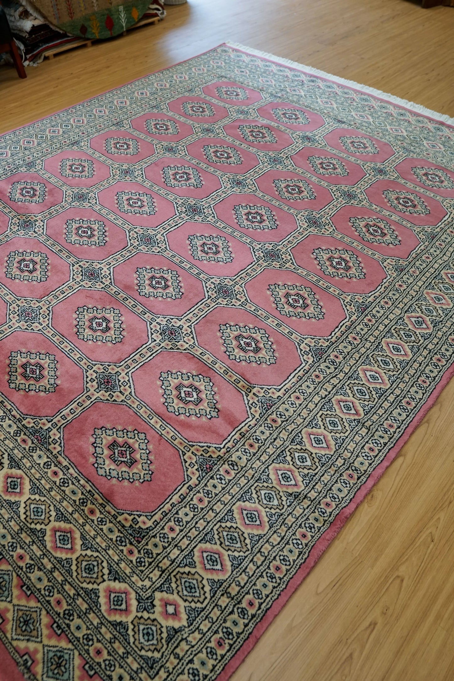 Collection パキスタン手織り絨毯 ジャルダール柄 高級ウール 255×205cm