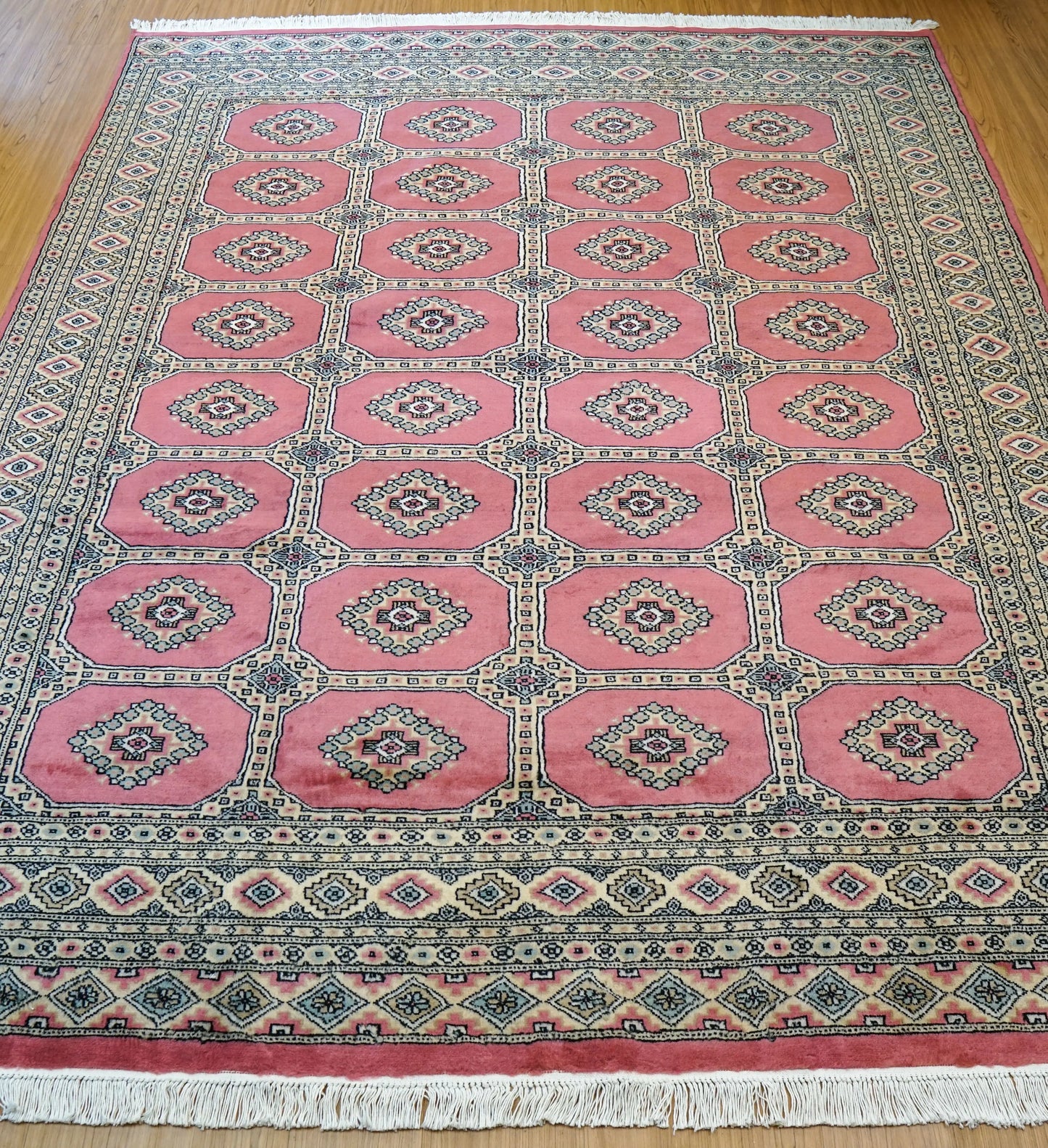 Collection パキスタン手織り絨毯 ジャルダール柄 高級ウール 255×205cm