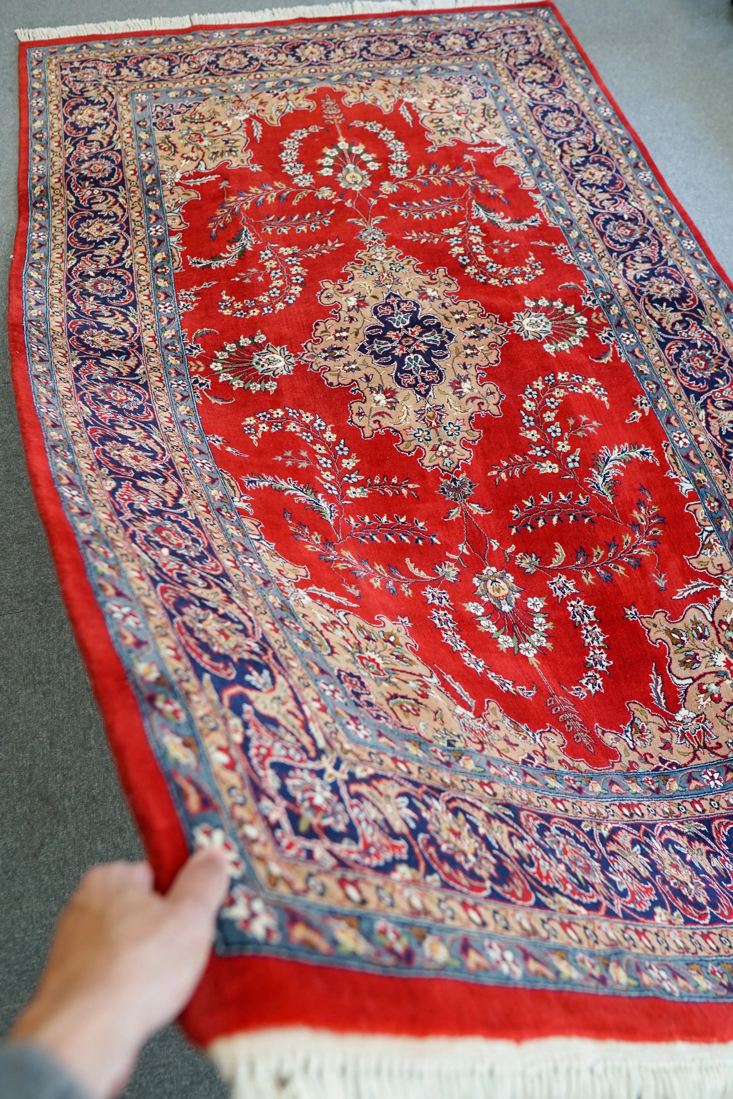 256×154cm ペルシャ手織り絨毯 - Decorworks