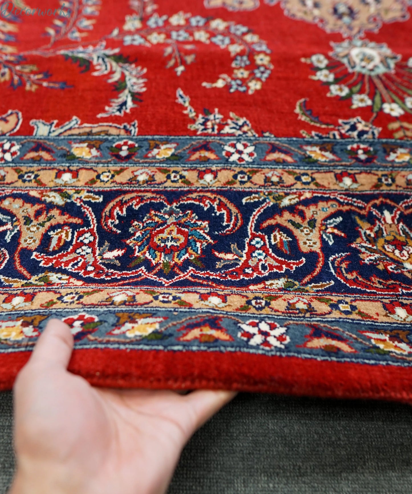 256×154cm ペルシャ手織り絨毯 - Decorworks