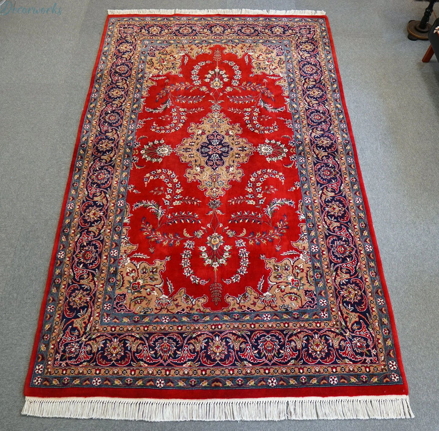 256×154cm ペルシャ手織り絨毯 - Decorworks