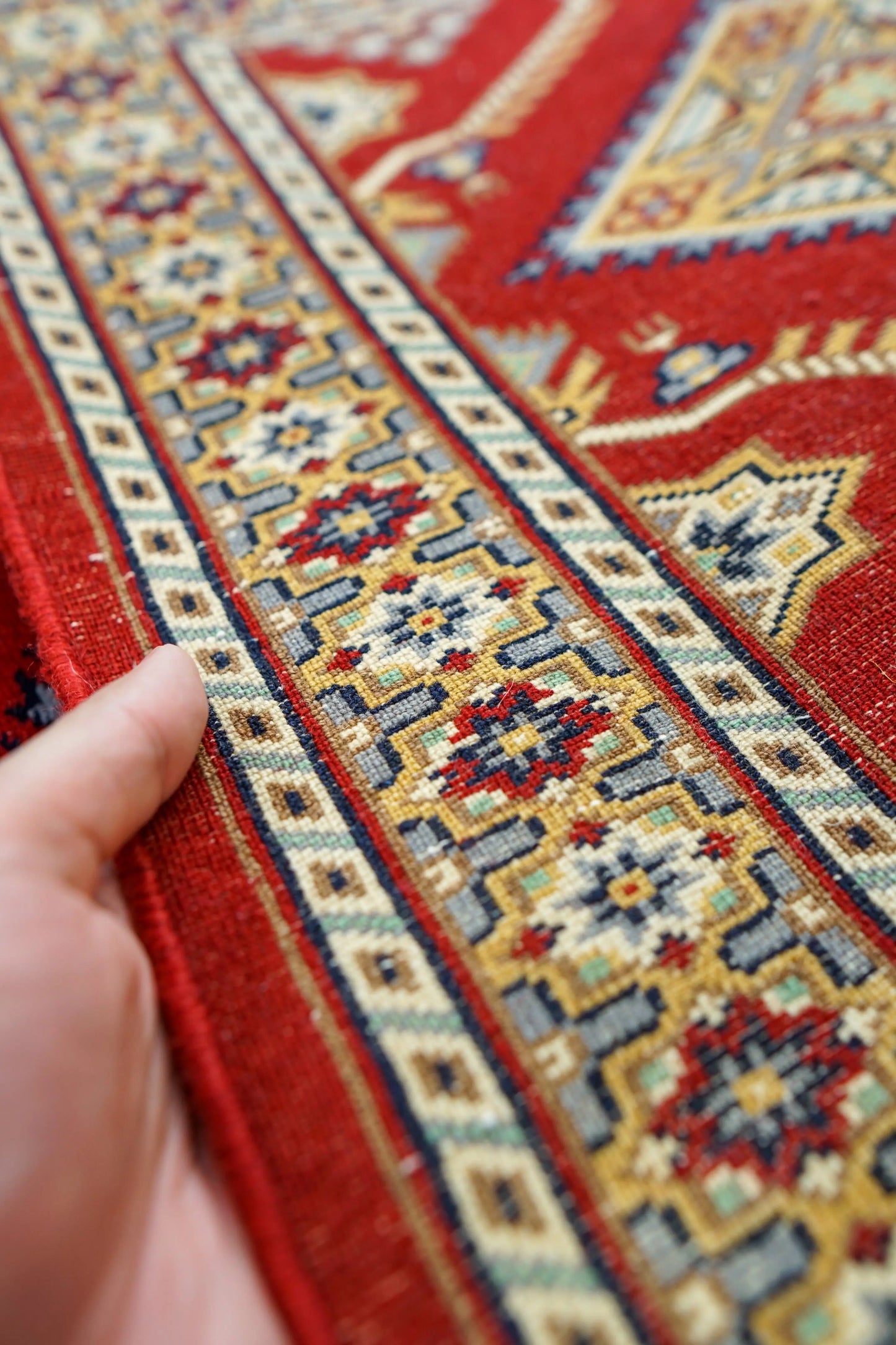 300×80cm パキスタン手織り絨毯 ランナー Decorworks
