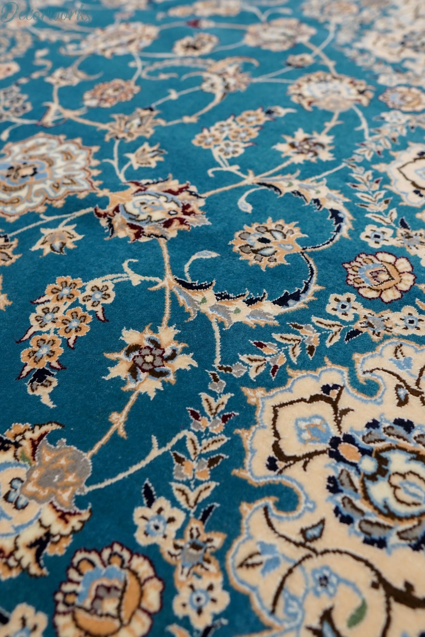 305×255cm ペルシャ絨毯 ナイン産 ハビビアン Decorworks