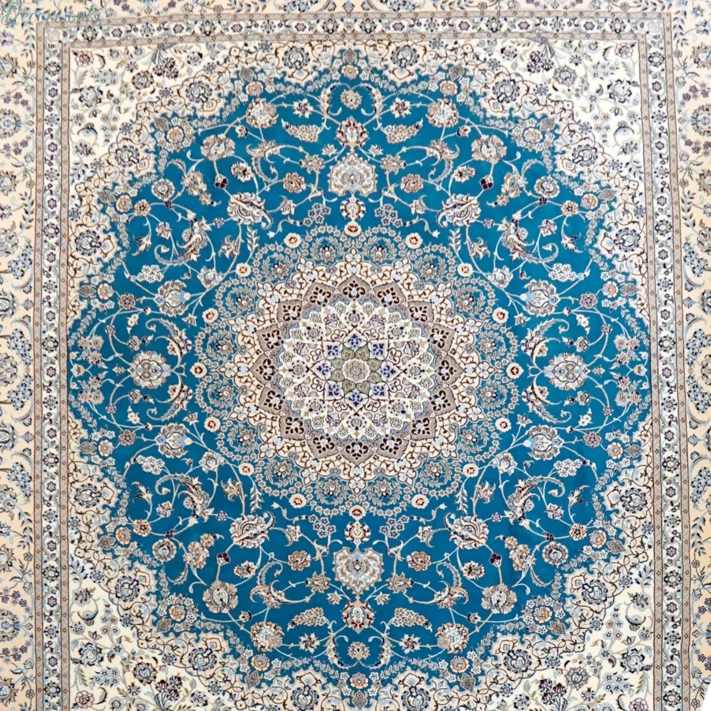 305×255cm ペルシャ絨毯 ナイン産 ハビビアン Decorworks