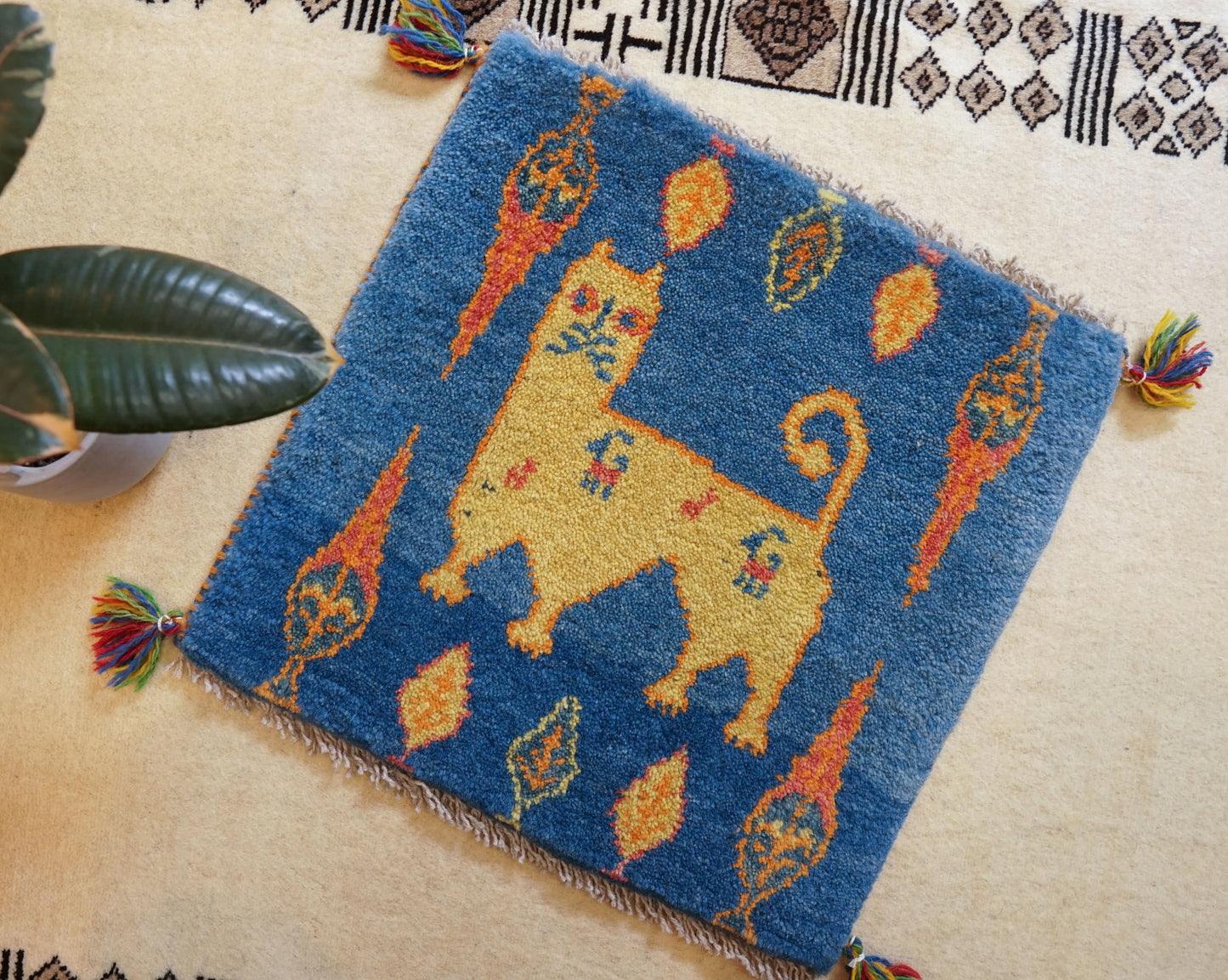 ペルシャ ギャッベ アマレ族 ギャベ40×40cm Decorworks