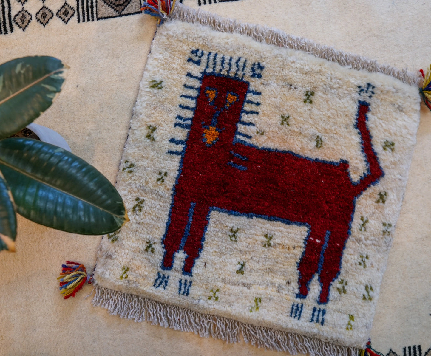 ペルシャ ギャッベ アマレ族 ギャベ40×40cm Decorworks