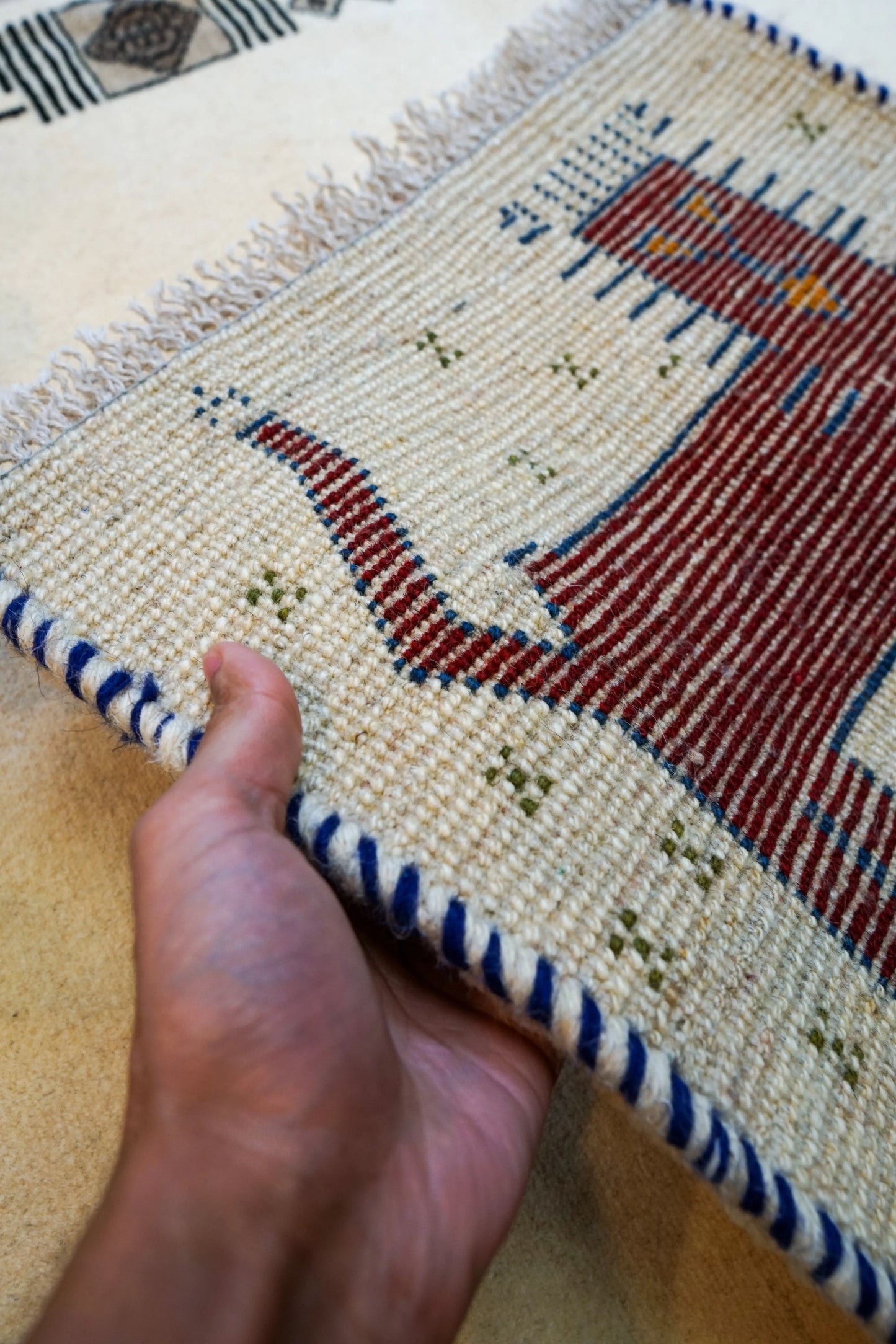 ペルシャ ギャッベ アマレ族 ギャベ40×40cm Decorworks