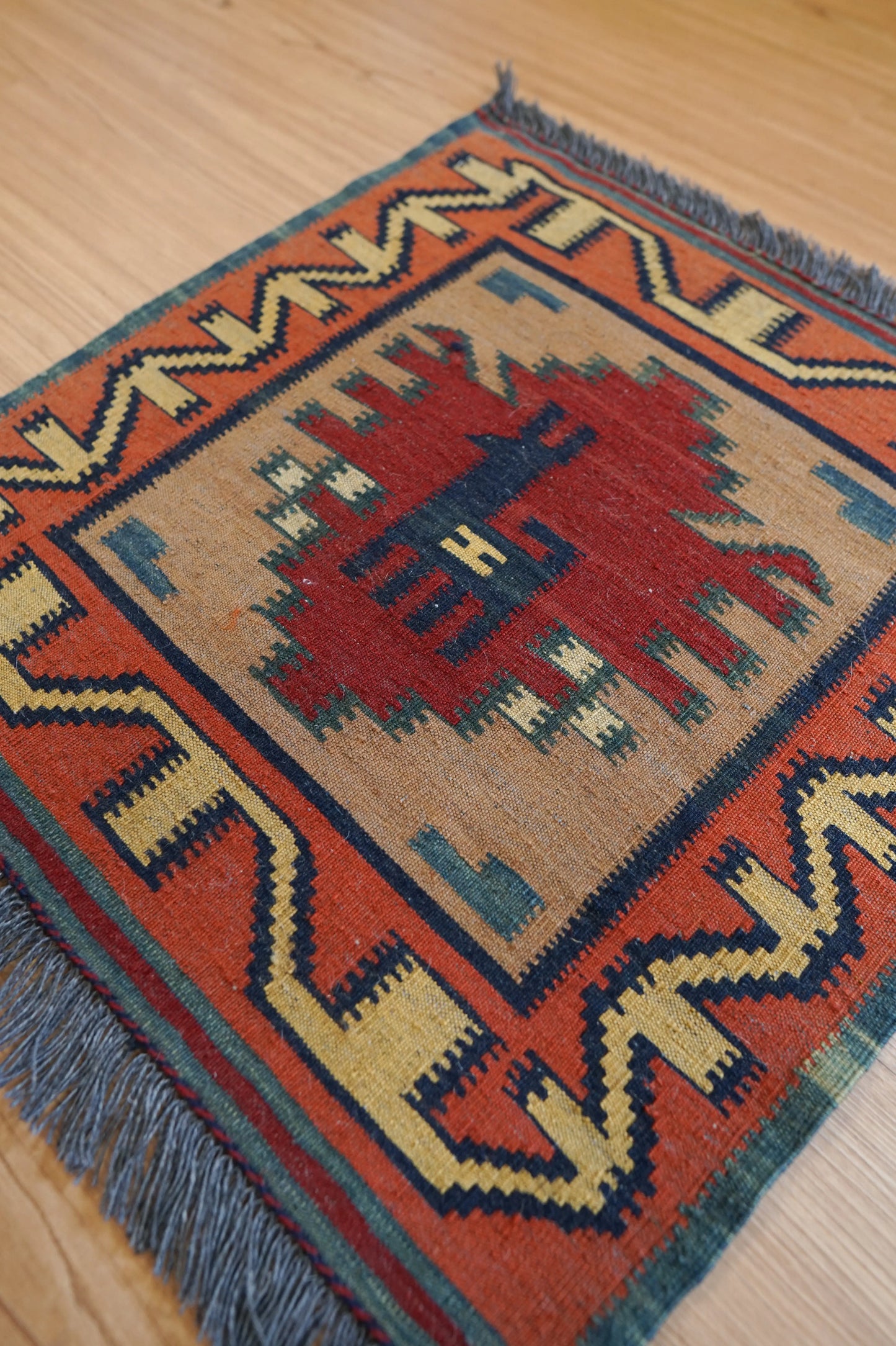 50×50cm アフガン手織りキリム Decorworks