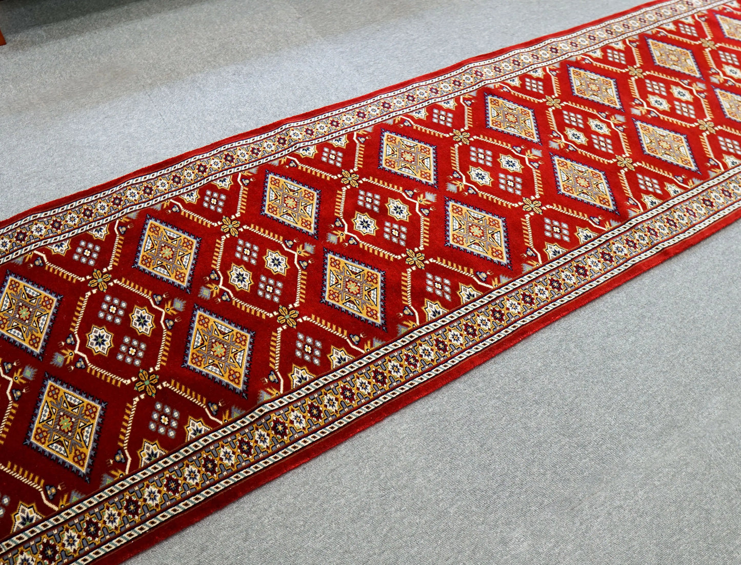 300×80cm パキスタン手織り絨毯 ランナー Decorworks