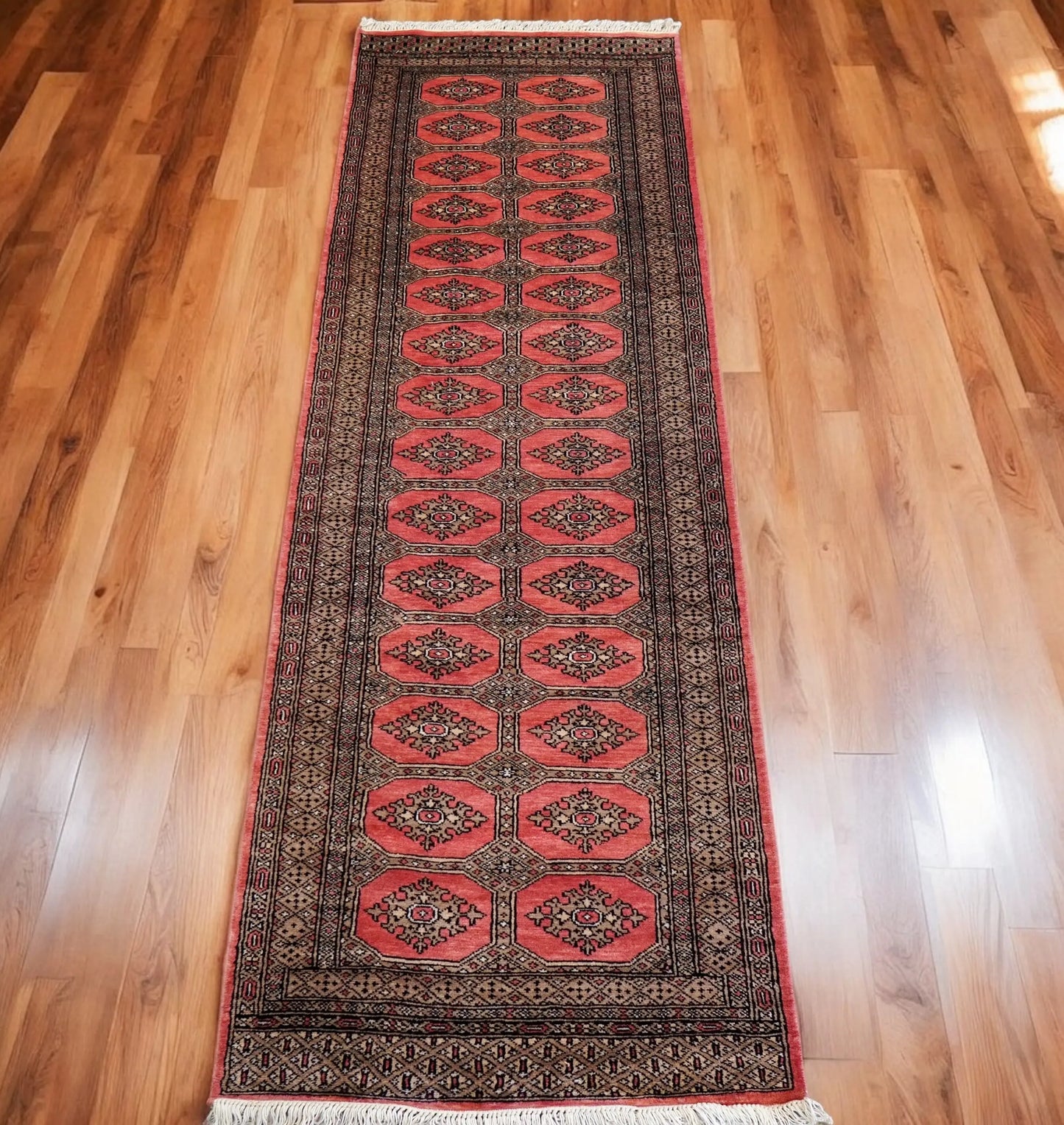 249×80cm パキスタン手織り絨毯 ランナー Decorworks