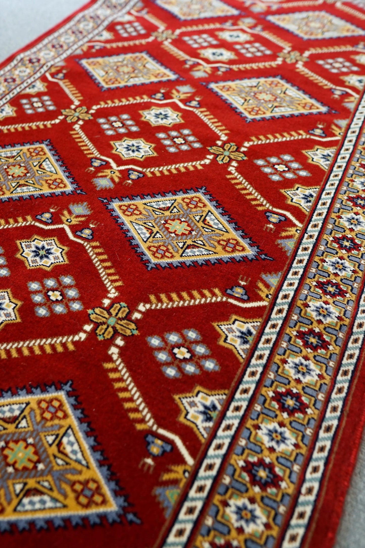 300×80cm パキスタン手織り絨毯 ランナー Decorworks
