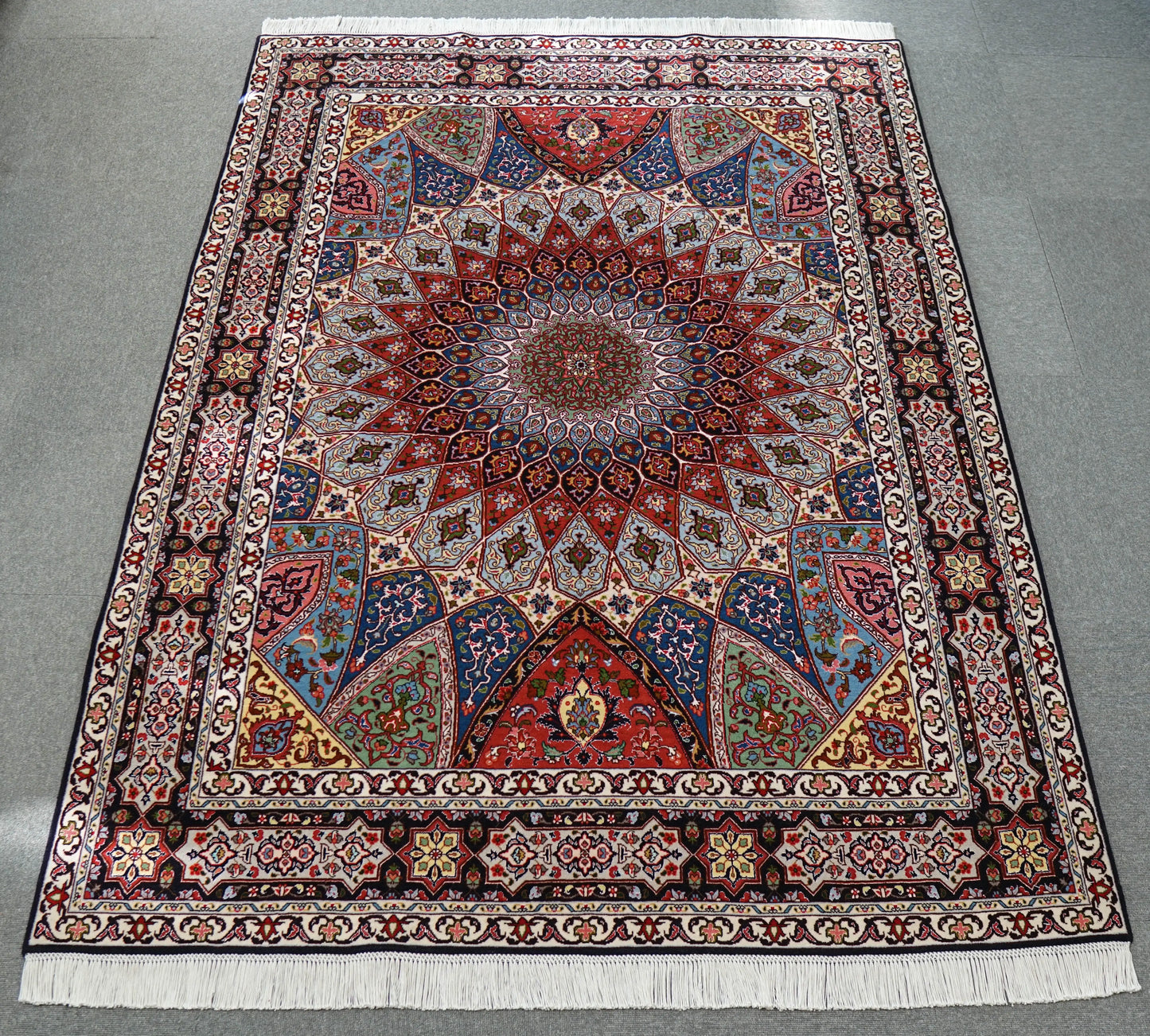 208×155cm【ペルシャ手織り絨毯】 Decorworks