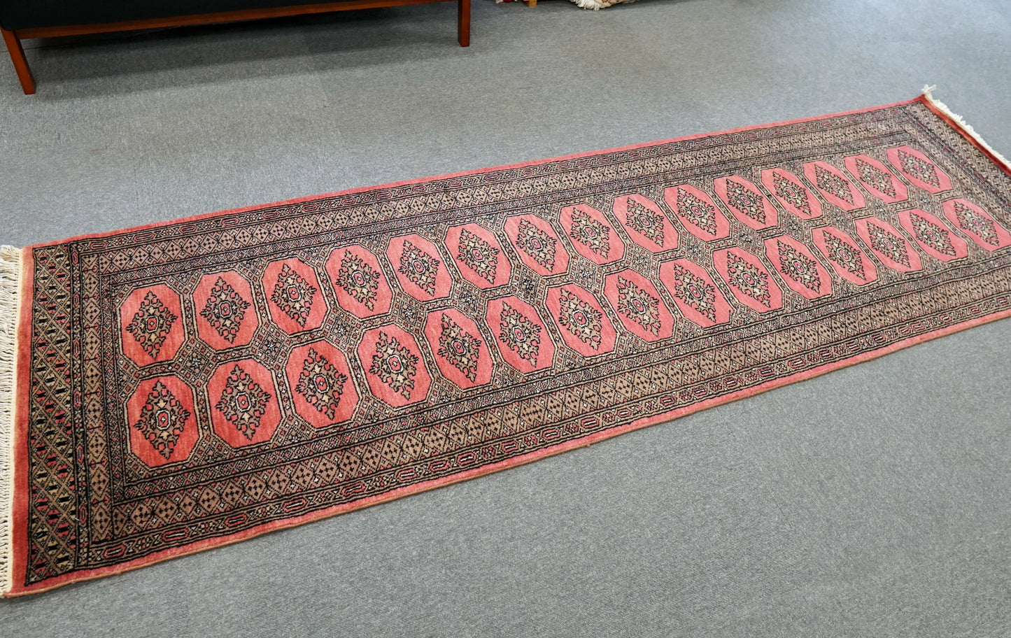 249×80cm パキスタン手織り絨毯 ランナー Decorworks