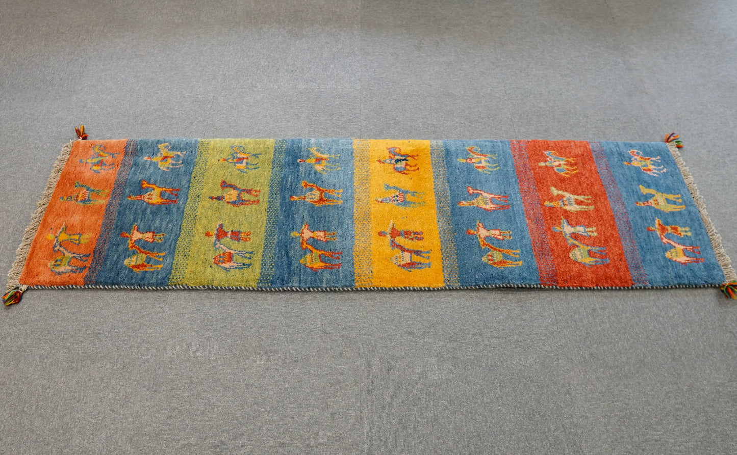 189×56cm ペルシャ手織り ギャッベ ランナー - Decorworks
