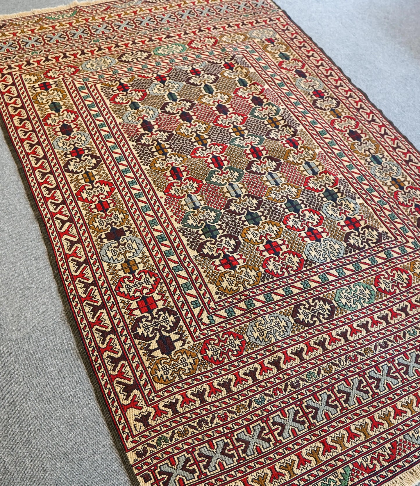 185×119cm ペルシャ手織りキリム Decorworks