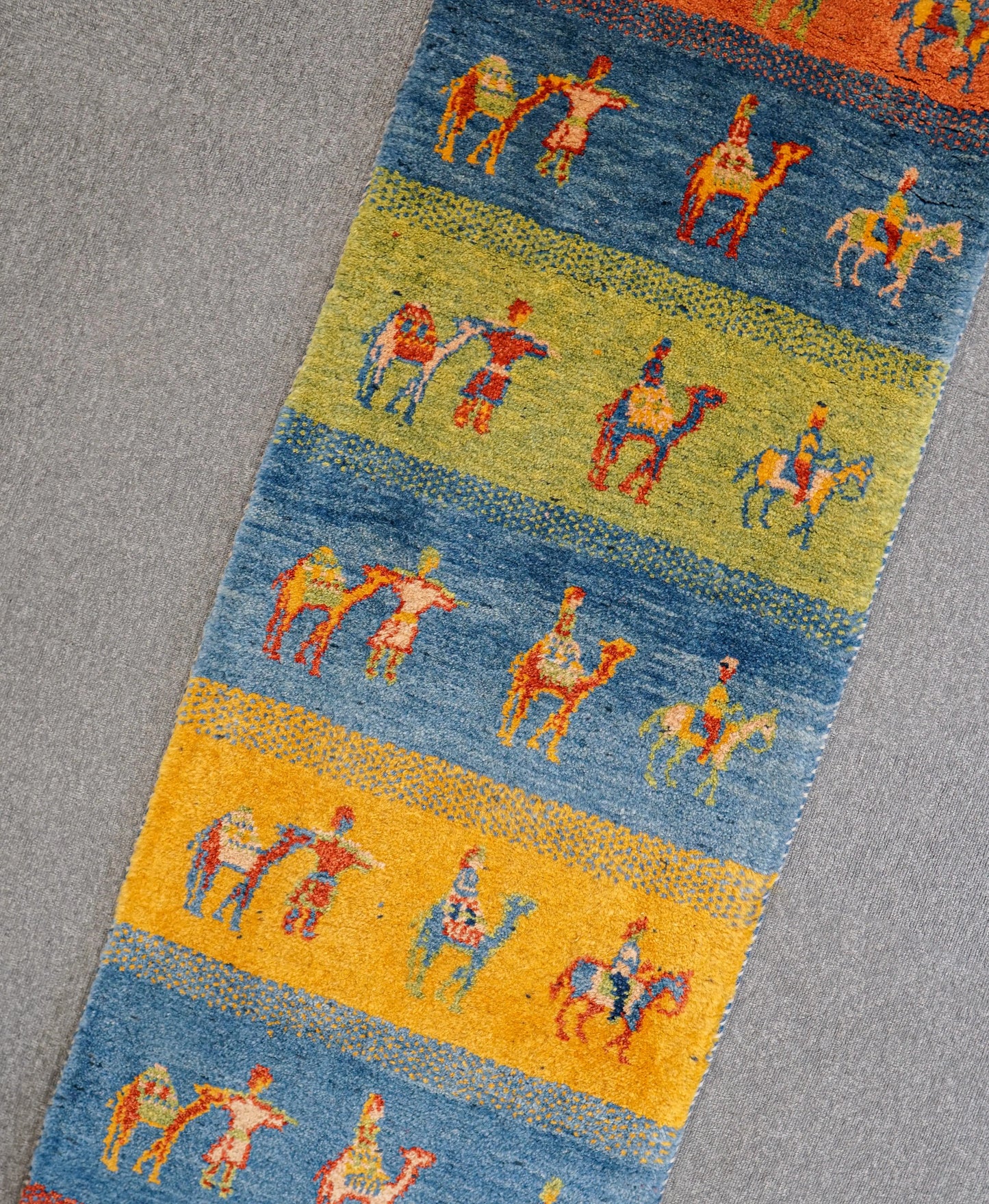 189×56cm ペルシャ手織り ギャッベ ランナー - Decorworks