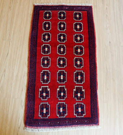 Collection トライバルラグ バルーチ族 手織り ペルシャ絨毯 100×51cm 新品未使用