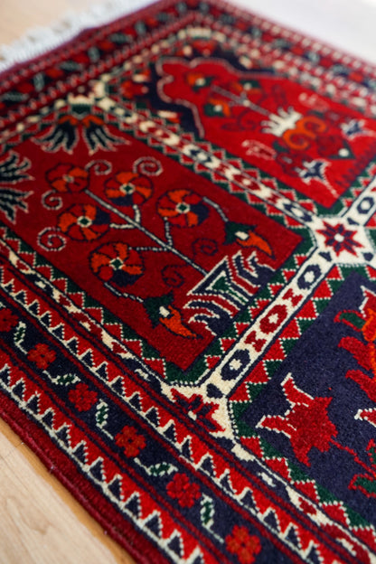 Collection アフガニスタン手織り絨毯 カールモハメディ 103×53cm, Decorworks