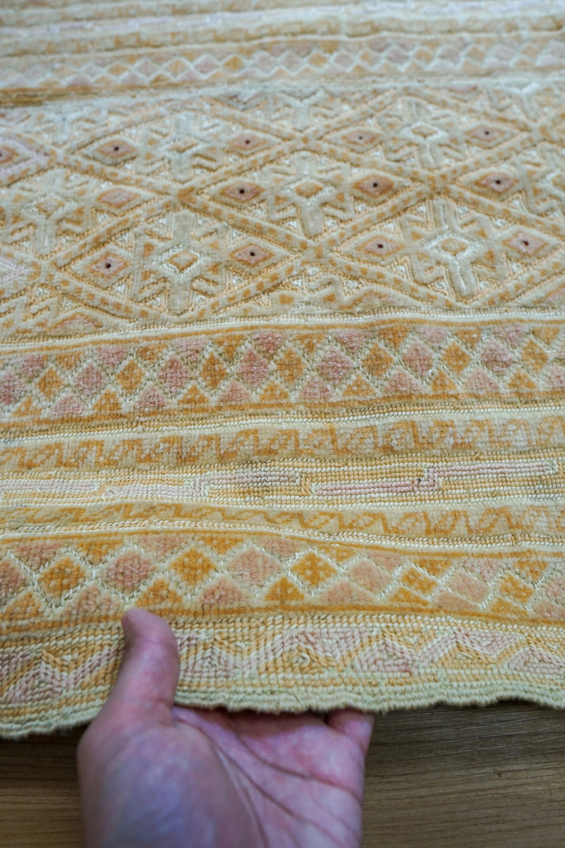 　115cm × 76cm アフガニスタン　マシュワニキリム 手織り絨毯 Decorworks